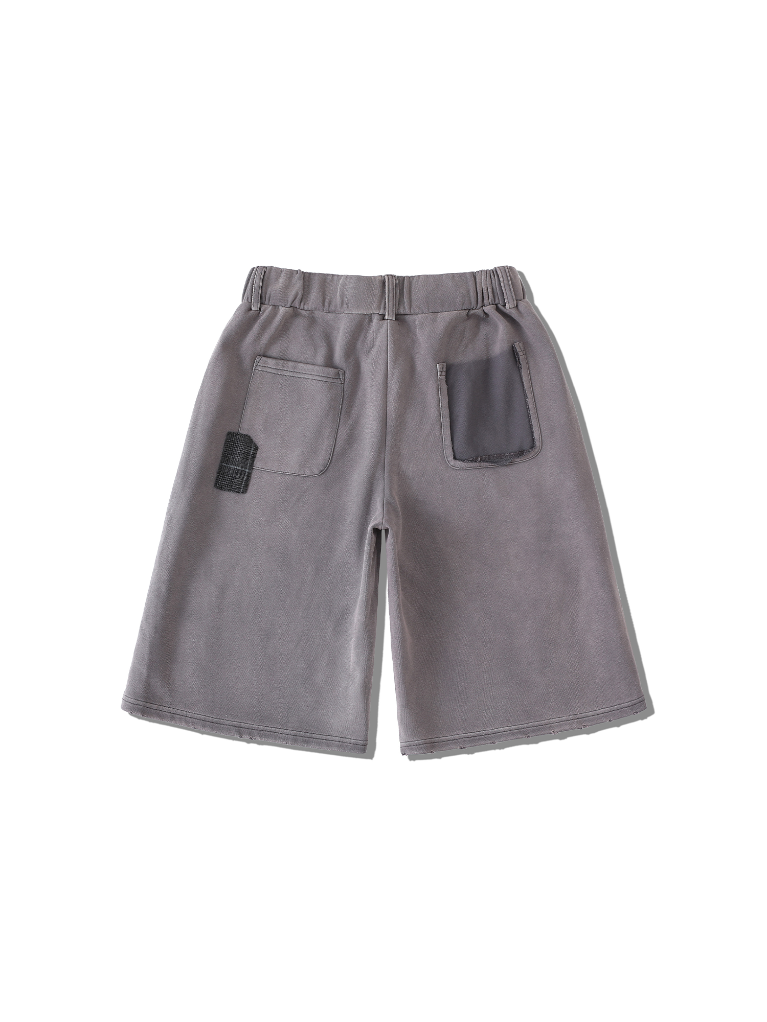 RICHILL Washed Patch Graphic Shorts-Shorts-S / 30"-Free Shipping Leatheretro
