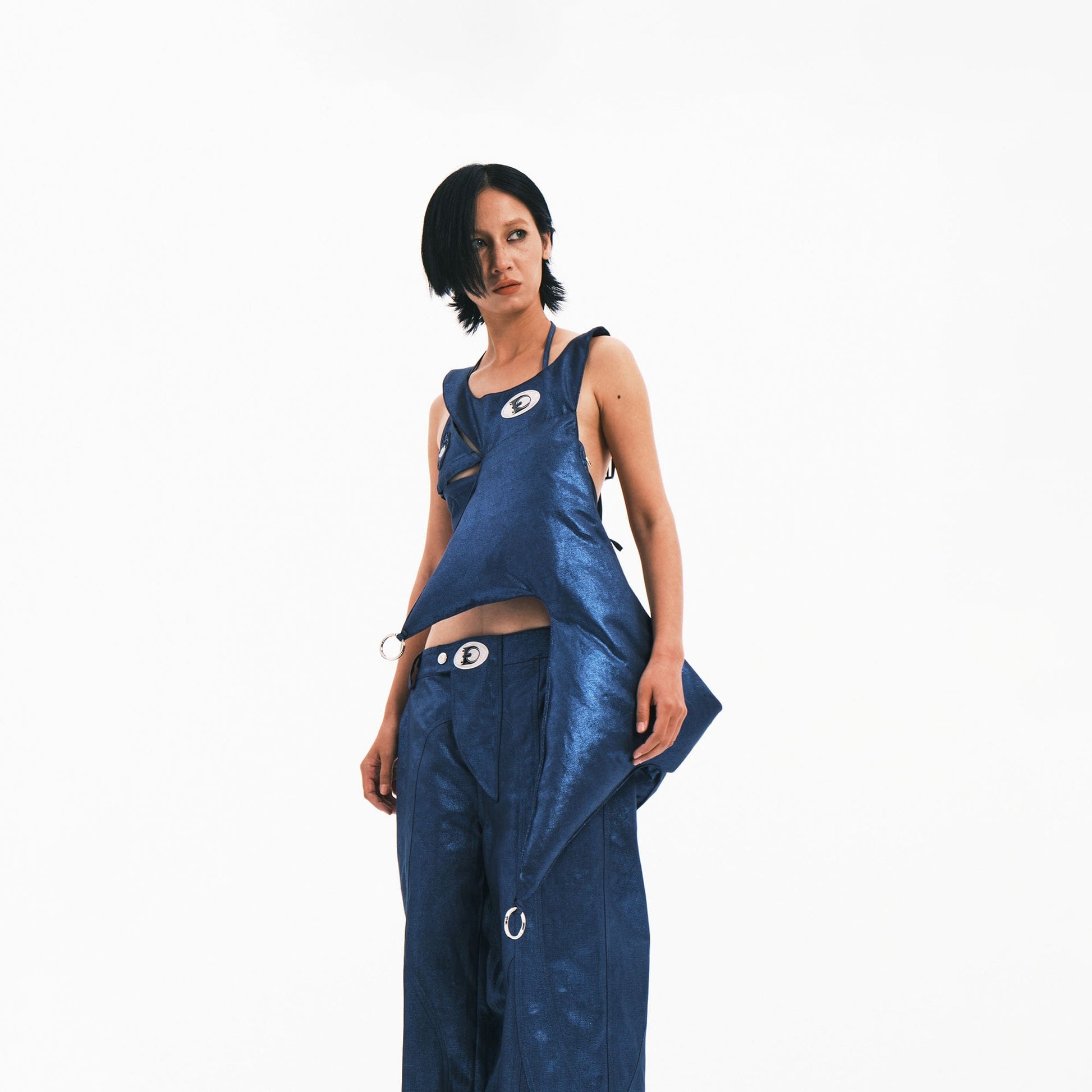 EMBRYO Thorn Metallic Vest Bag-Bag-One Size-Free Shipping Leatheretro