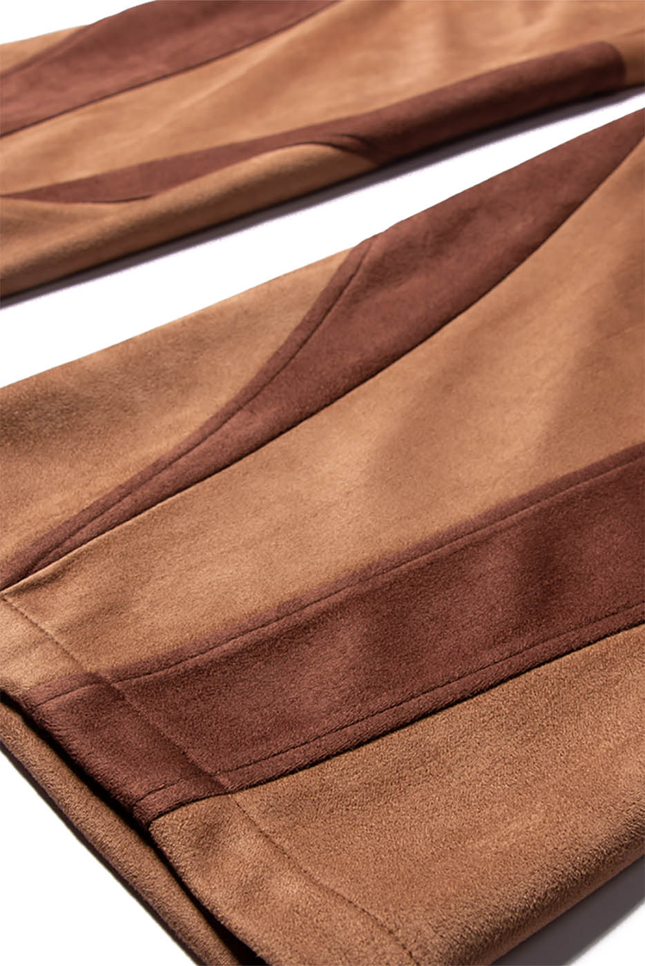 RELABEL Deconstructed Faux-Suede Pants-Pants-S-Free Shipping Leatheretro