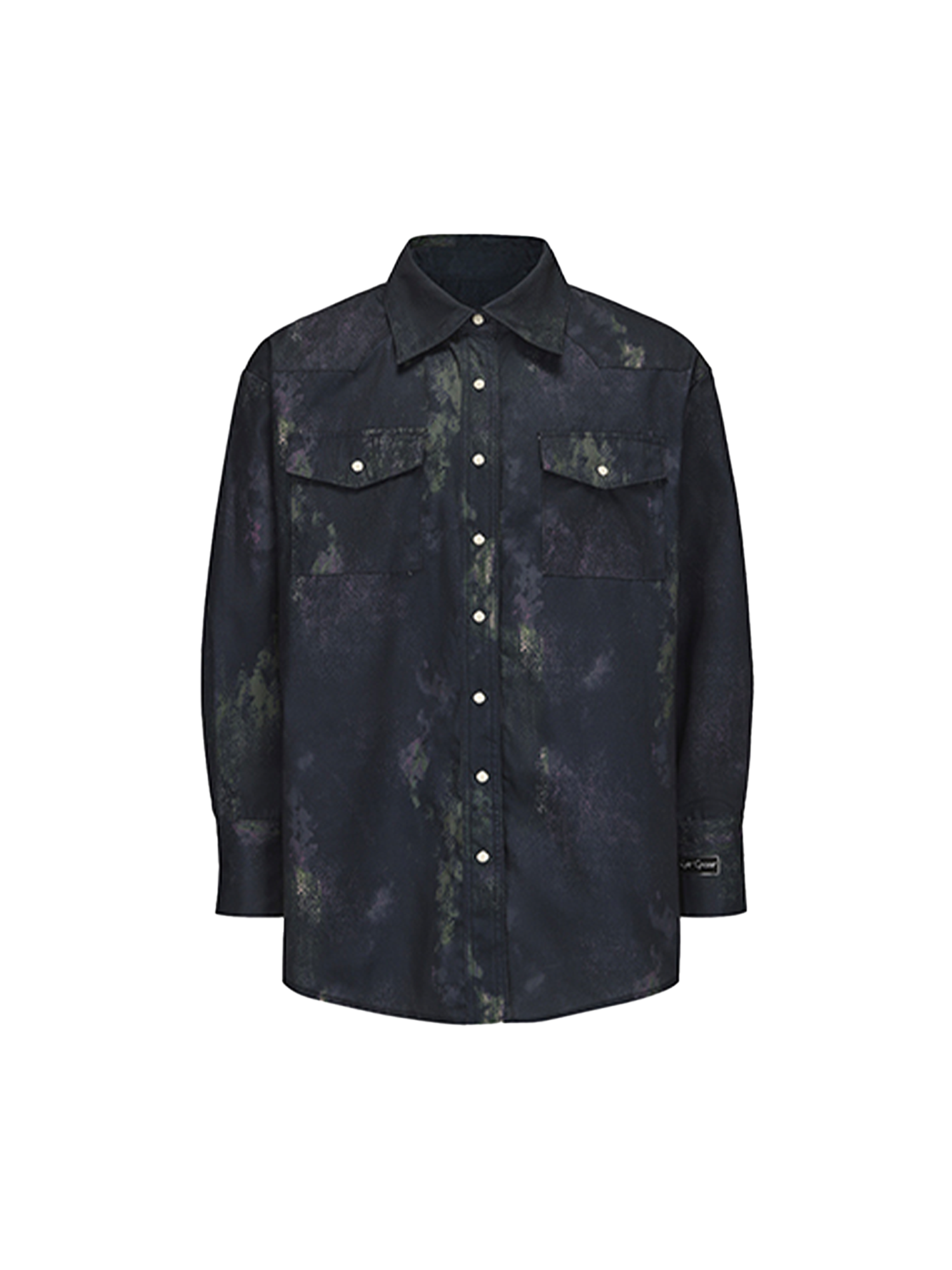 CYCYCY Punk Mottled Court-Style Shirt-Shirt-XS-Free Shipping Leatheretro