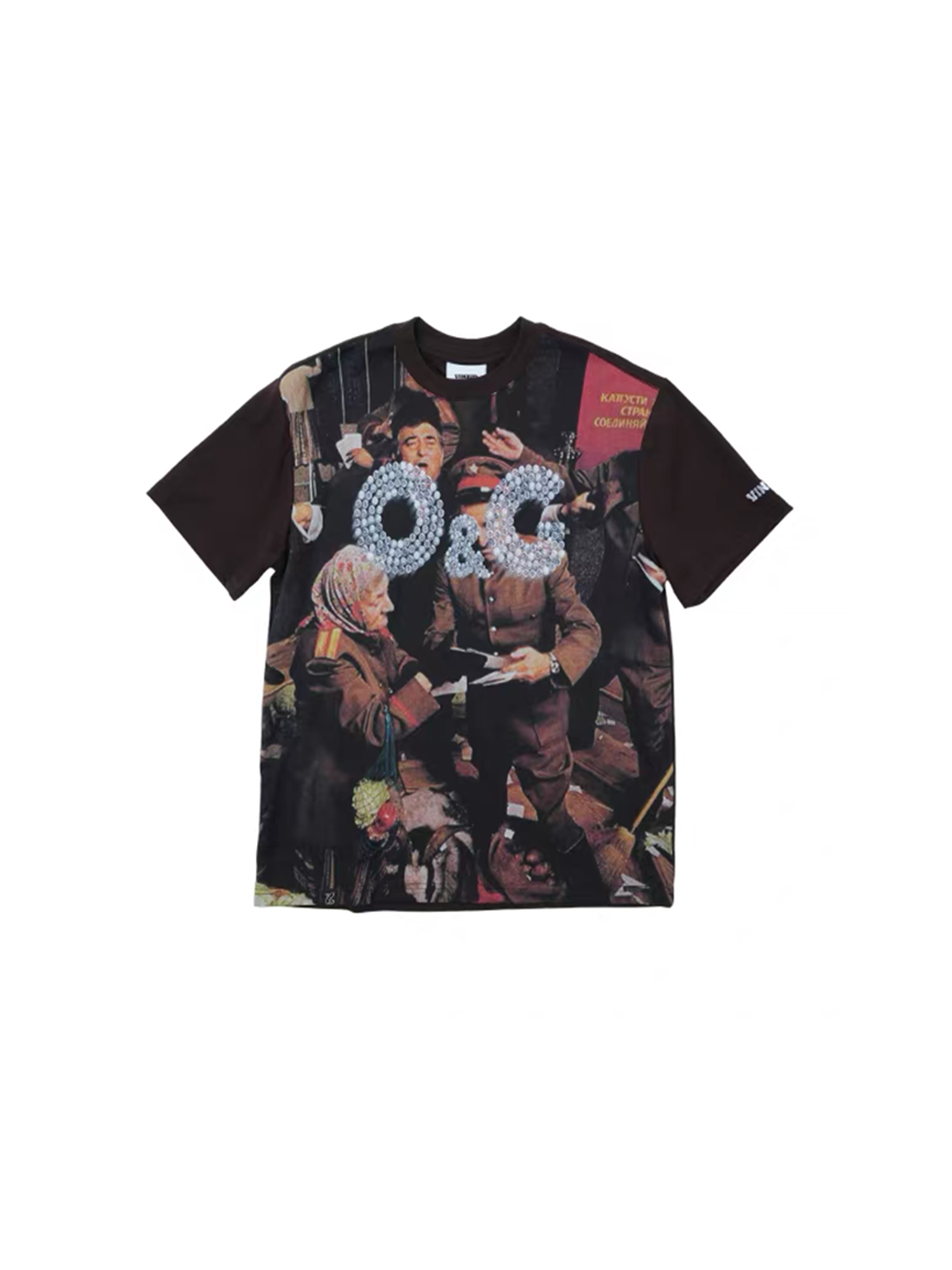 VINKID Diamond War Graphic T-Shirt-T Shirt-S-Free Shipping Leatheretro