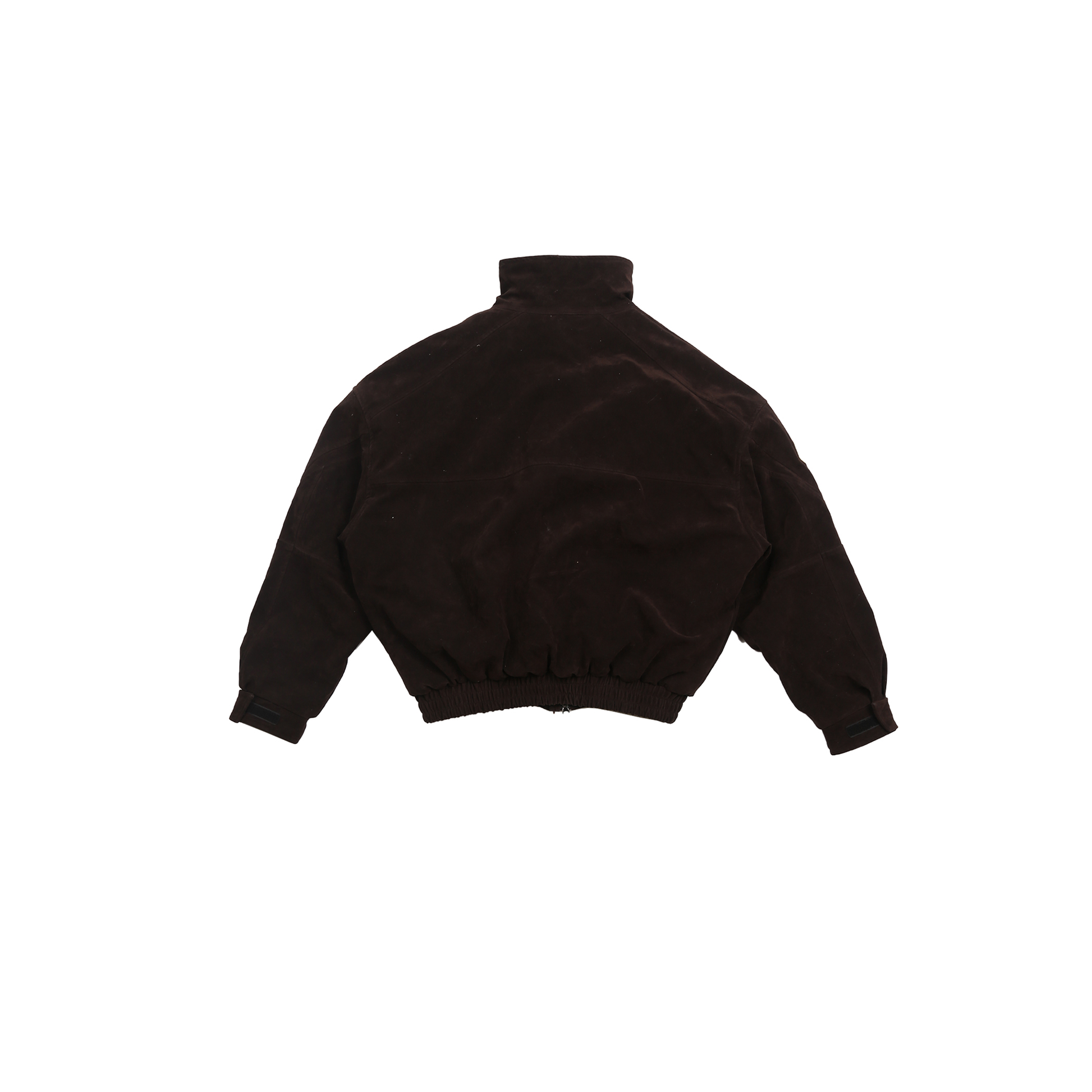 TRECLUB Faux Suede Utility Bomber Jacket-Jacket-S-Free Shipping Leatheretro