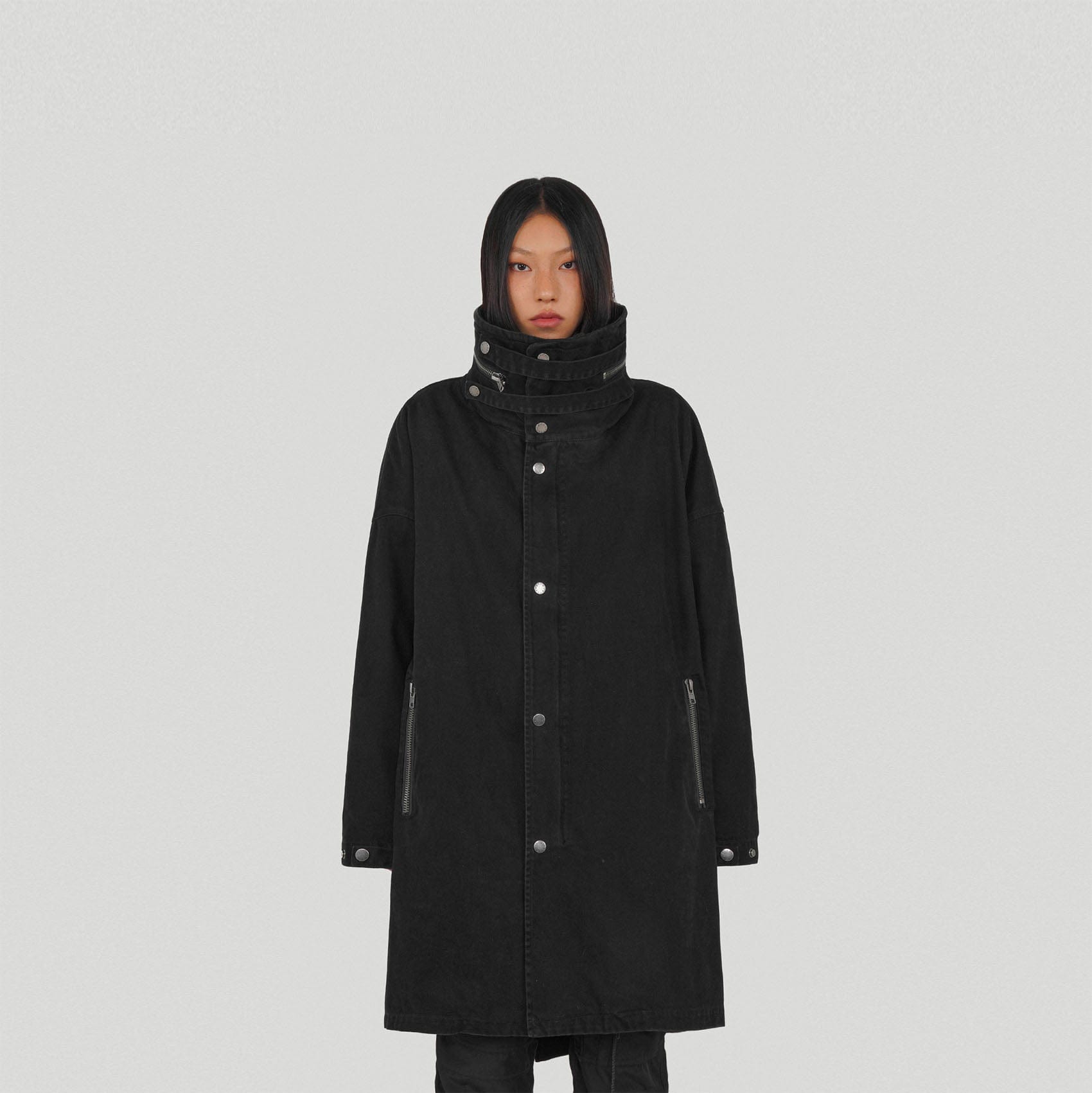 UNDERWATER M51 Stand Collar Coat-Jacket-S-Free Shipping Leatheretro