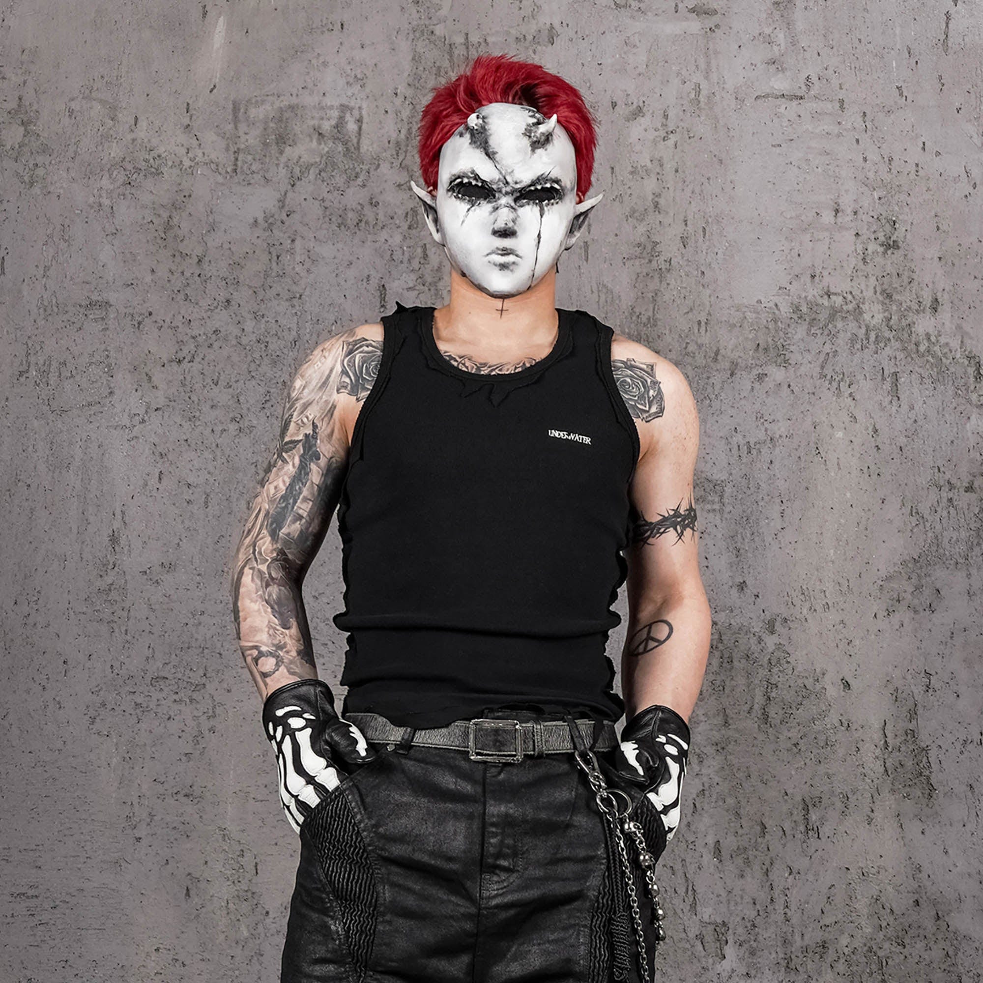 UNDERWATER Collide Ruin Tank Top-Tank Top-S-Free Shipping Leatheretro