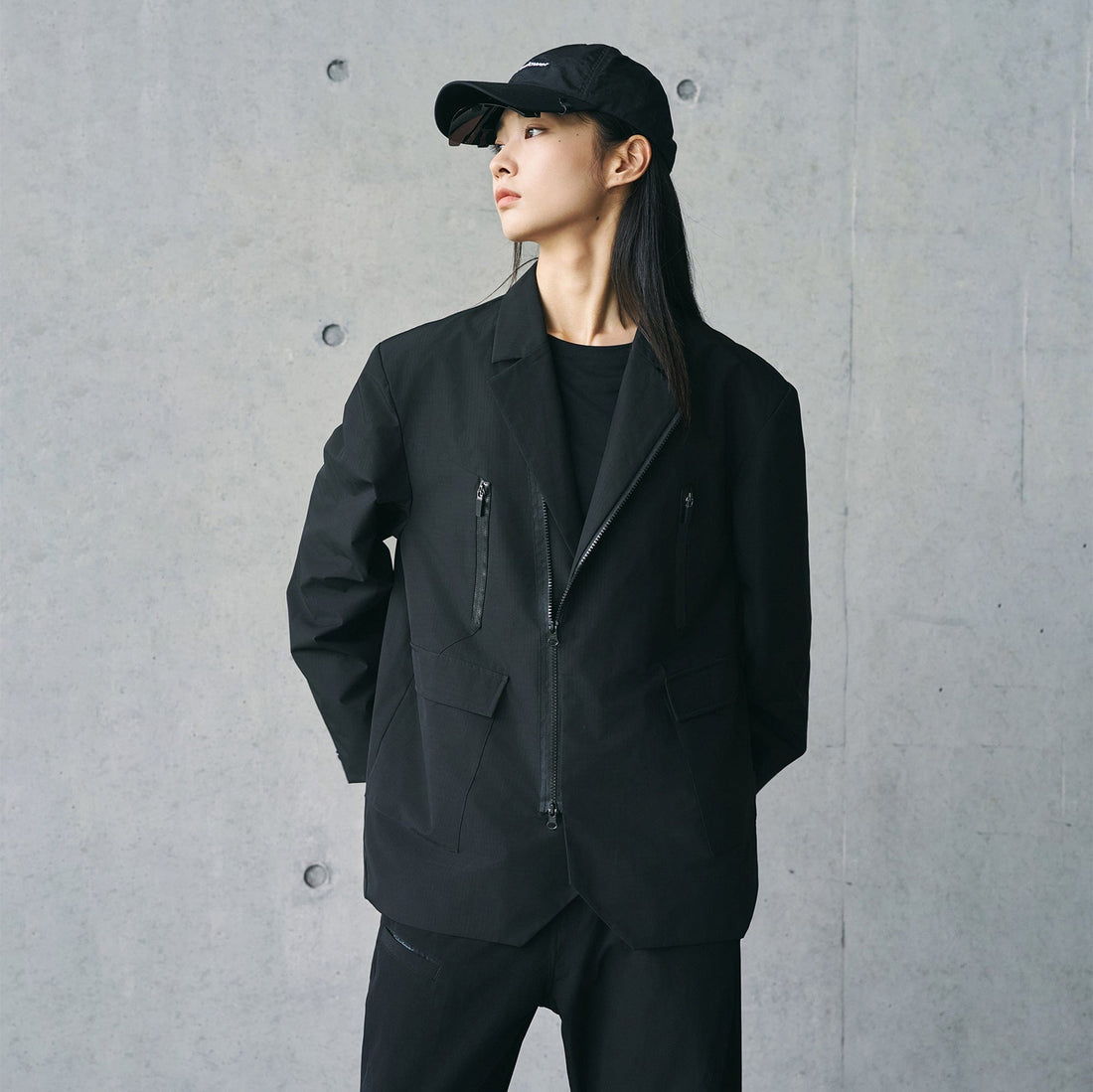 ENSHADOWER Modern Multi-pocket Zipper Outdoor Blazer-Jacket-S-Free Shipping Leatheretro