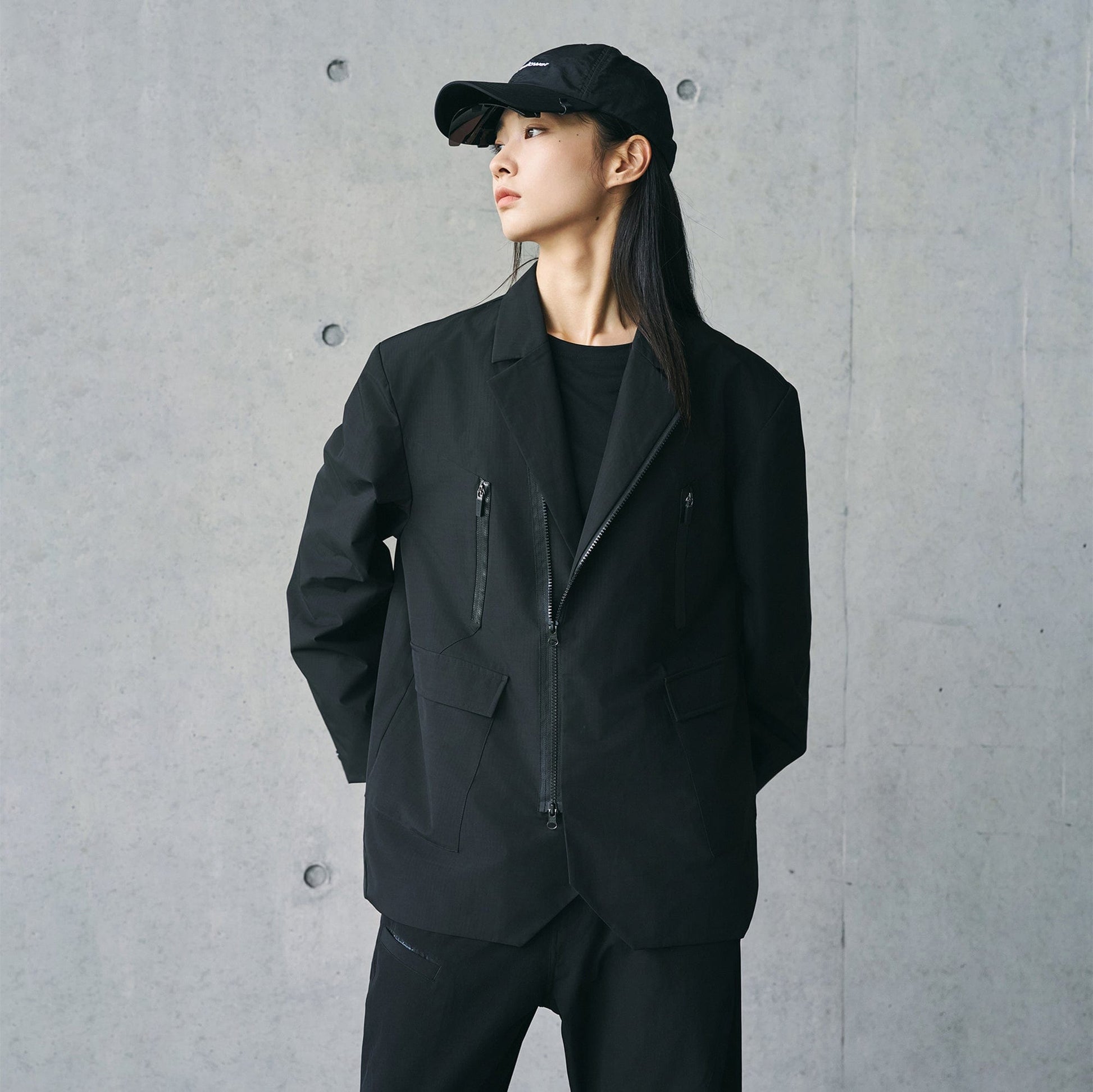 ENSHADOWER Modern Multi-pocket Zipper Outdoor Blazer-Jacket-S-Free Shipping Leatheretro