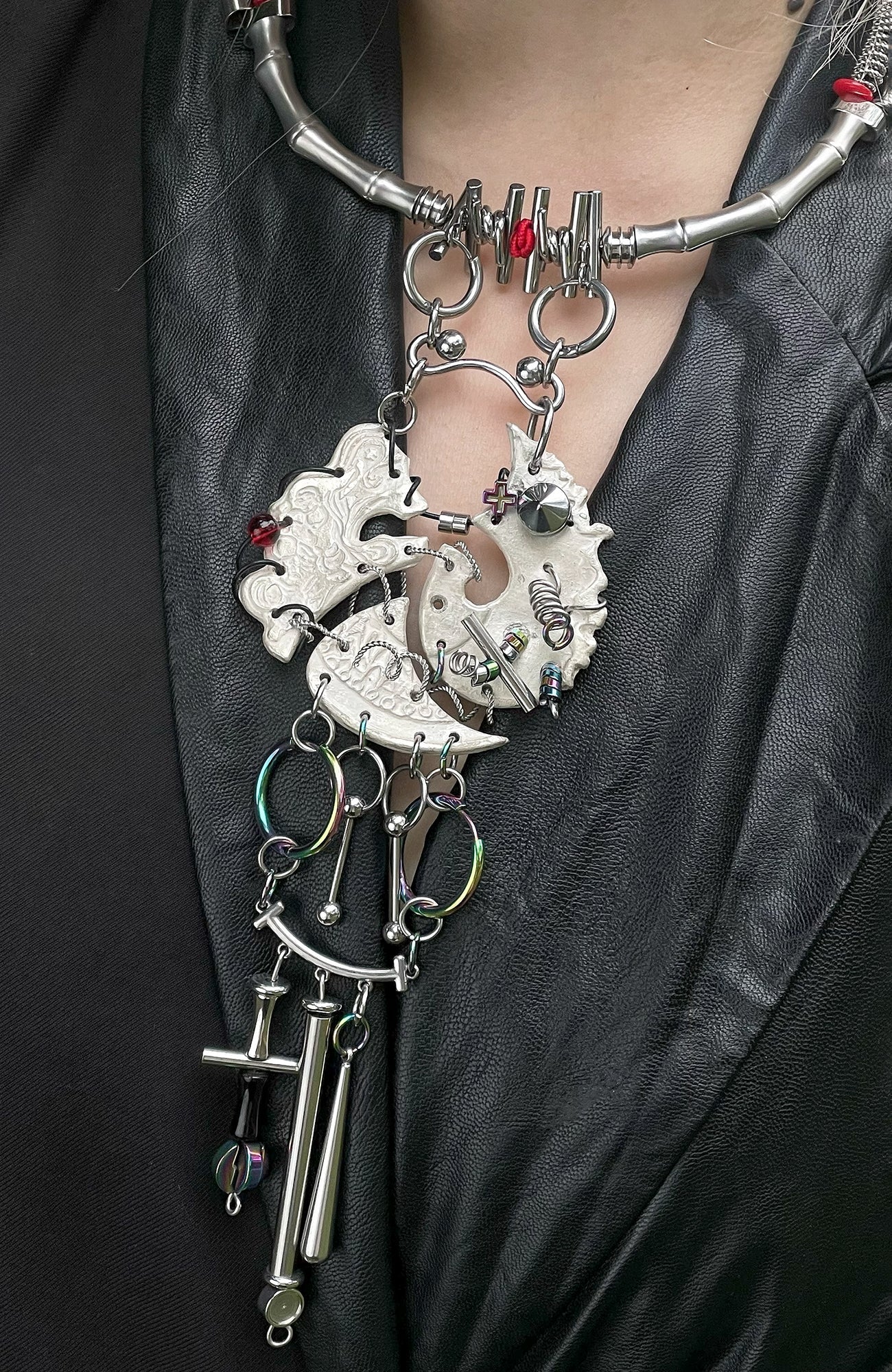 ILLUSORY ¡Á YBDX ZHAXii Deconstructed Architectural Tribal Necklace-Necklace-Regular£¨Preorder£©-Free Shipping Leatheretro