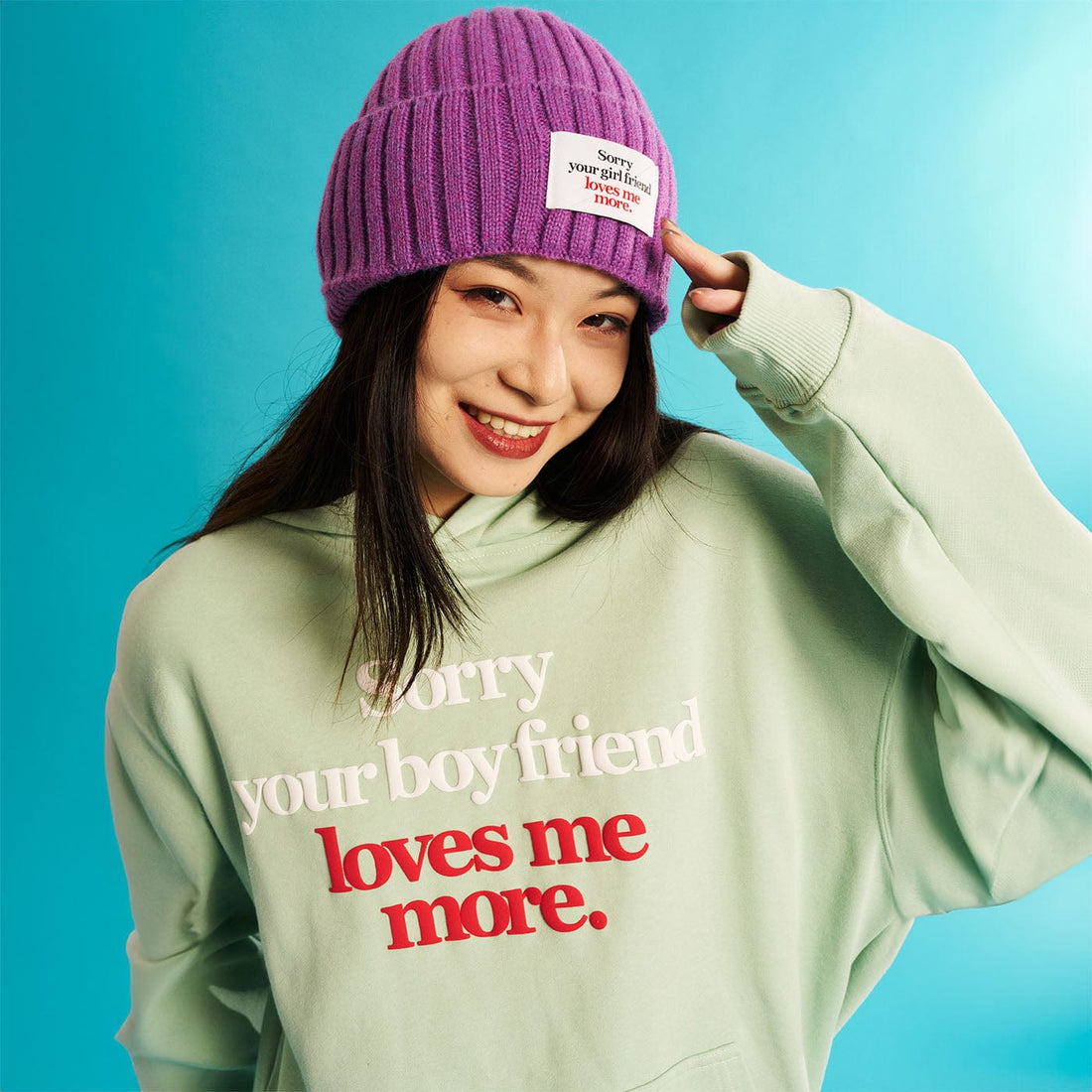 WCC Sorry Your Boyfriend Loves Me More Hoodie-Hoodie-S-Green-Free Shipping Leatheretro