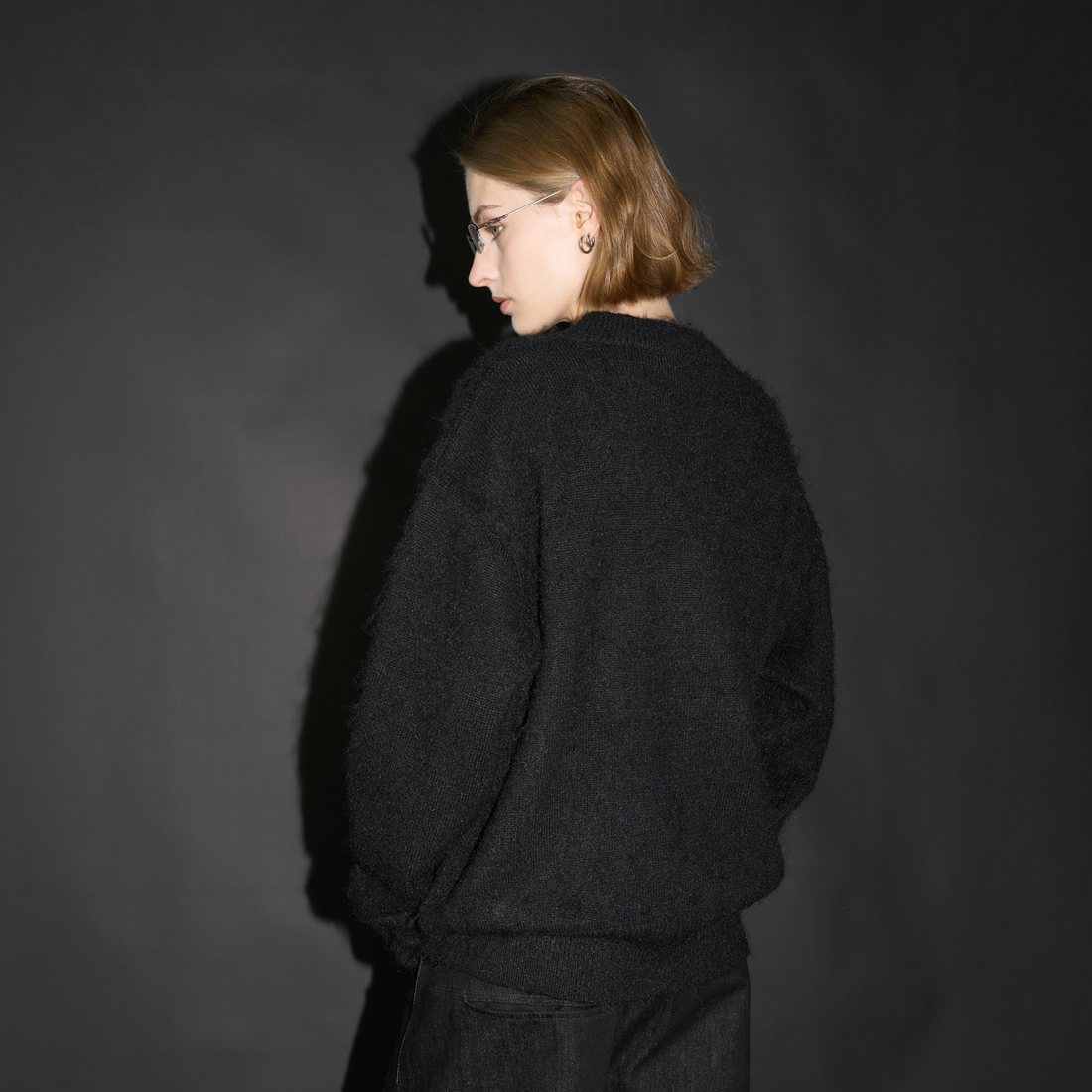 LABELROOM Fuzzy Horse Jacquard Sweater