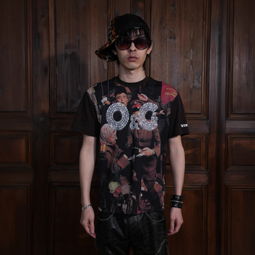 VINKID Diamond War Graphic T-Shirt-T Shirt-S-Free Shipping Leatheretro