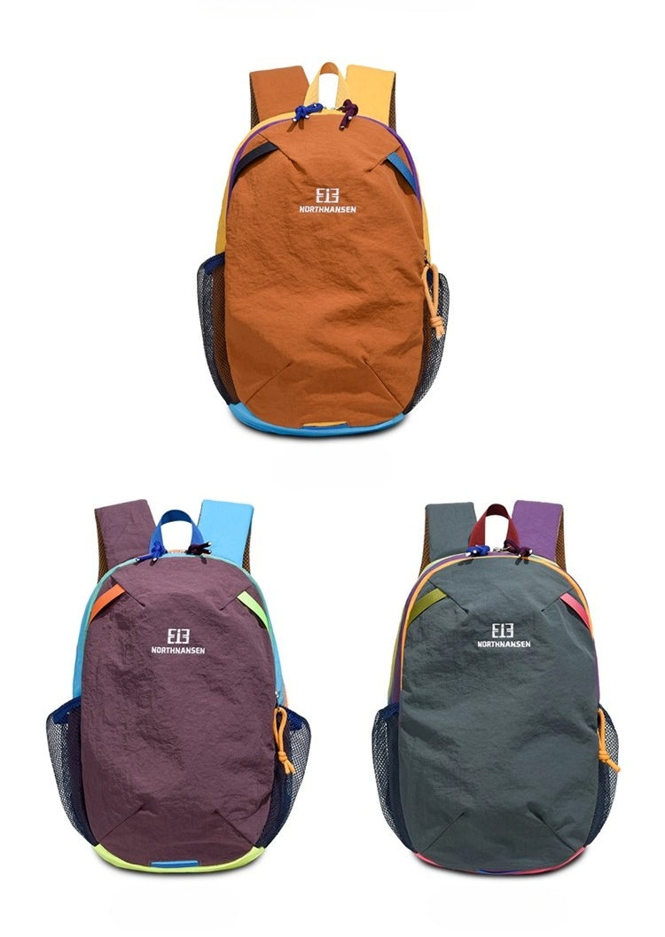 Boom Women's Versatile Color-Block Hiking Backpack-Purple-Free Shipping Leatheretro