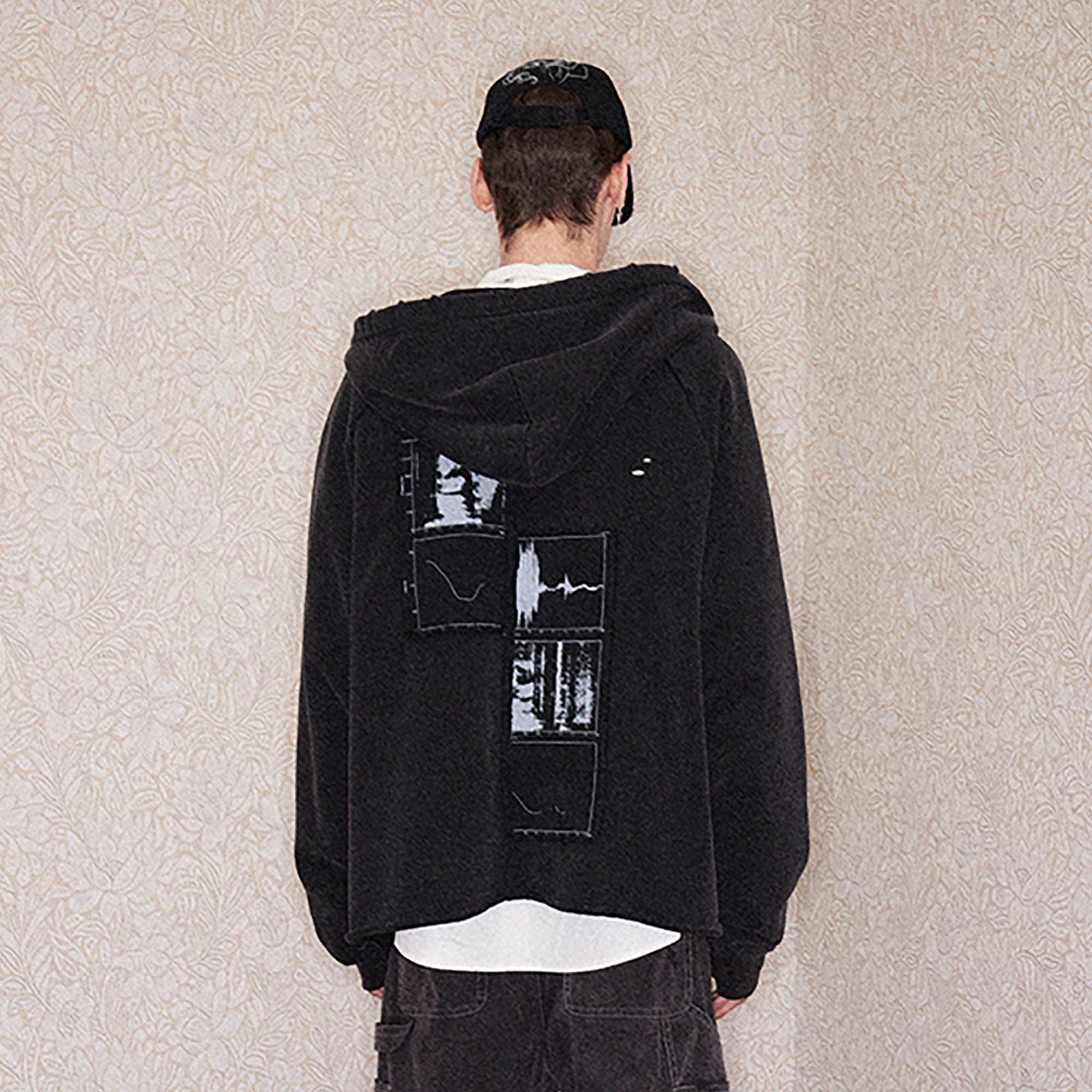 RICHILL Churchill Graphics Pin Hoodie-Hoodie-S-Free Shipping Leatheretro