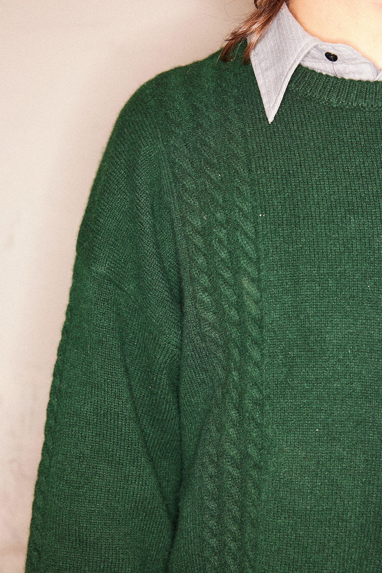 RICHILL Sheep Graphic Wool Crewneck Sweater-Sweater-S-Free Shipping Leatheretro