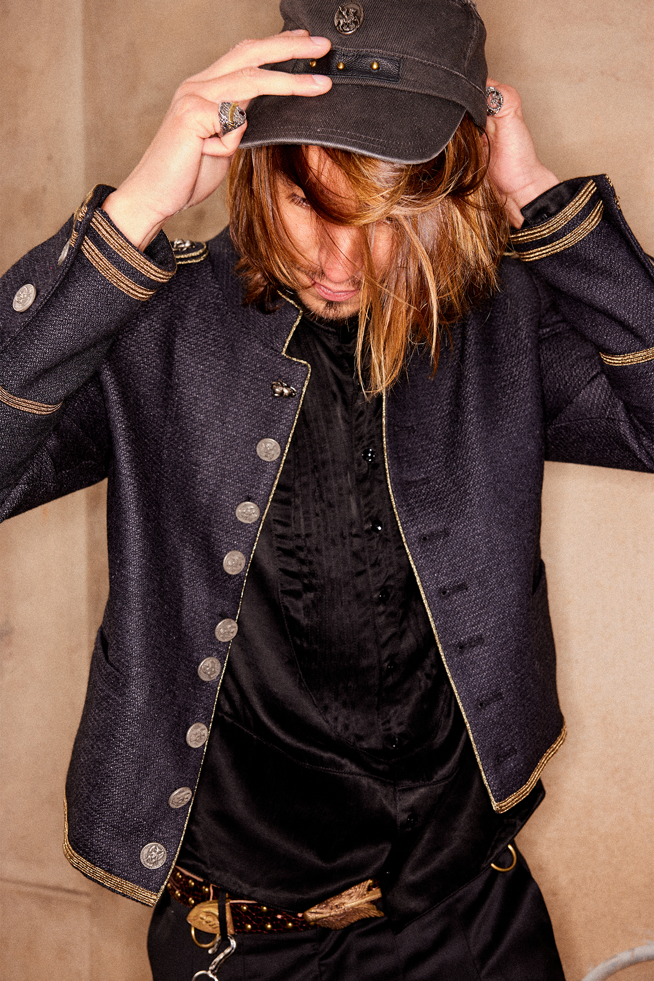 RICHILL Regal Button-Up Wool Court Jacket-Jacket-S-Free Shipping Leatheretro