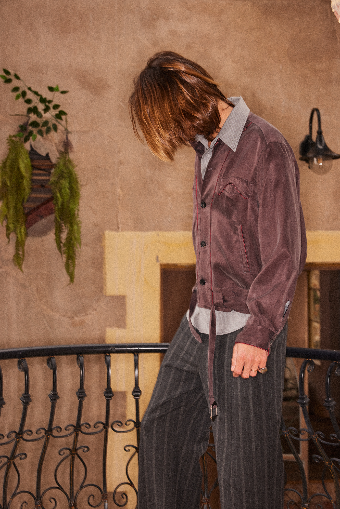 RICHILL Contrast Piped Stand-Collar Jacket-Jacket-S-Free Shipping Leatheretro