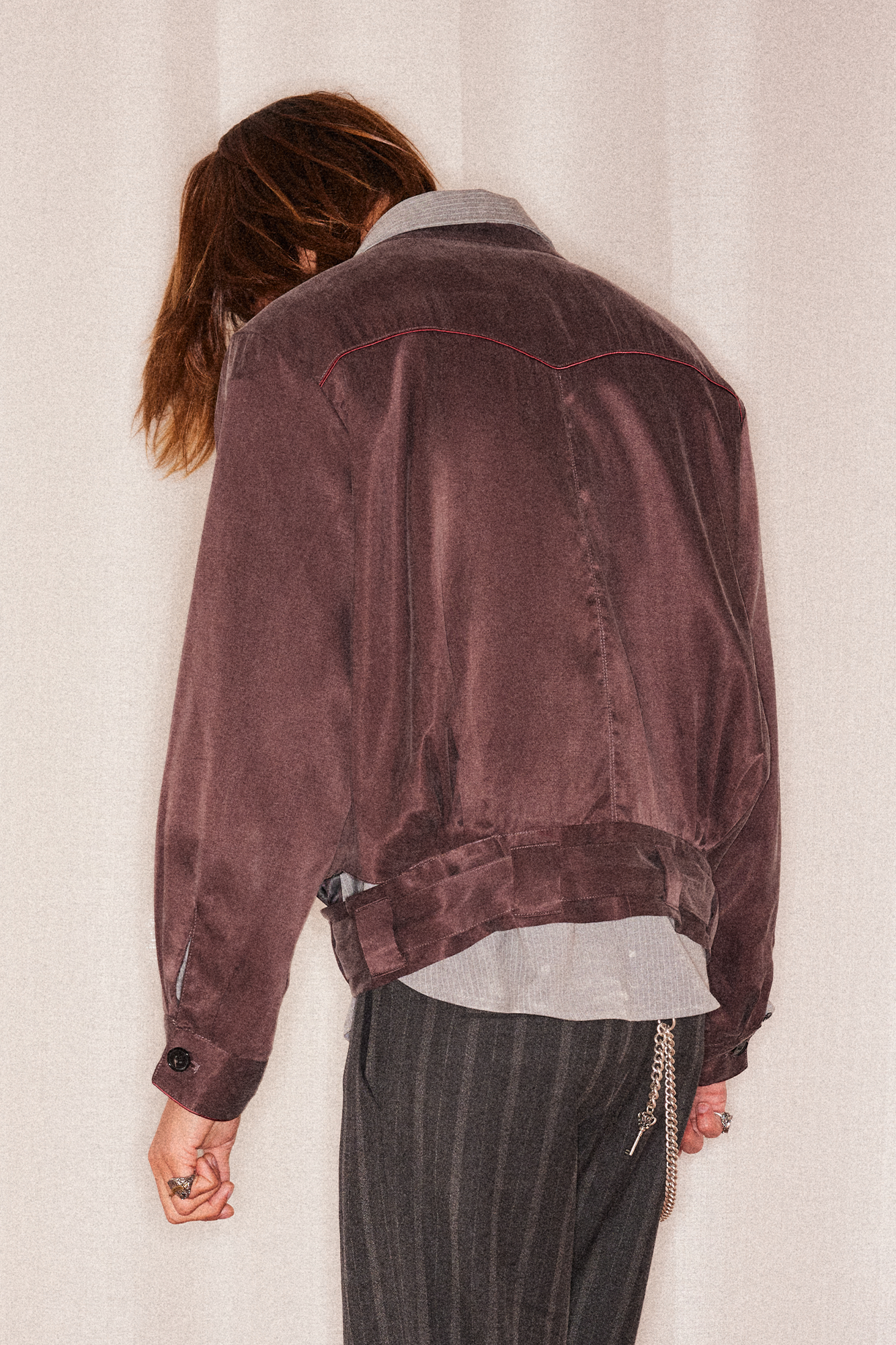 RICHILL Contrast Piped Stand-Collar Jacket-Jacket-S-Free Shipping Leatheretro