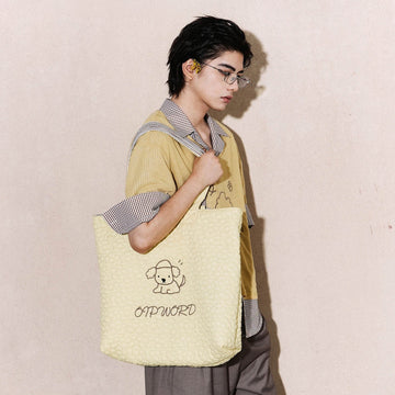 OIPWORD Reversible Quilted & Check Tote Bag-Bag-One Size-Free Shipping Leatheretro