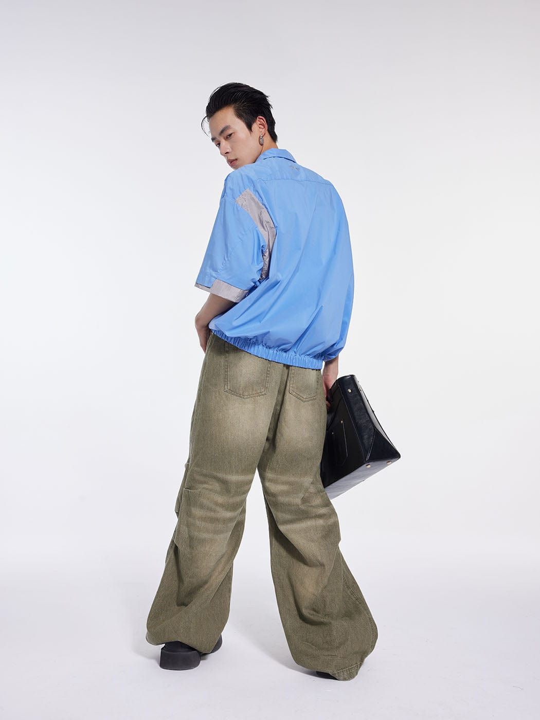 WHISTLEHUNTER Triple Washed Drape Jeans (3 Colors)-Jeans-S-Ash-Free Shipping Leatheretro