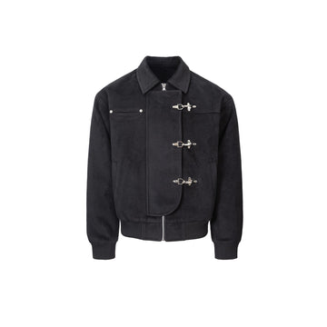 ESAIAS Harness-Lock Wool-Blend Jacket-Jacket-S-Free Shipping Leatheretro