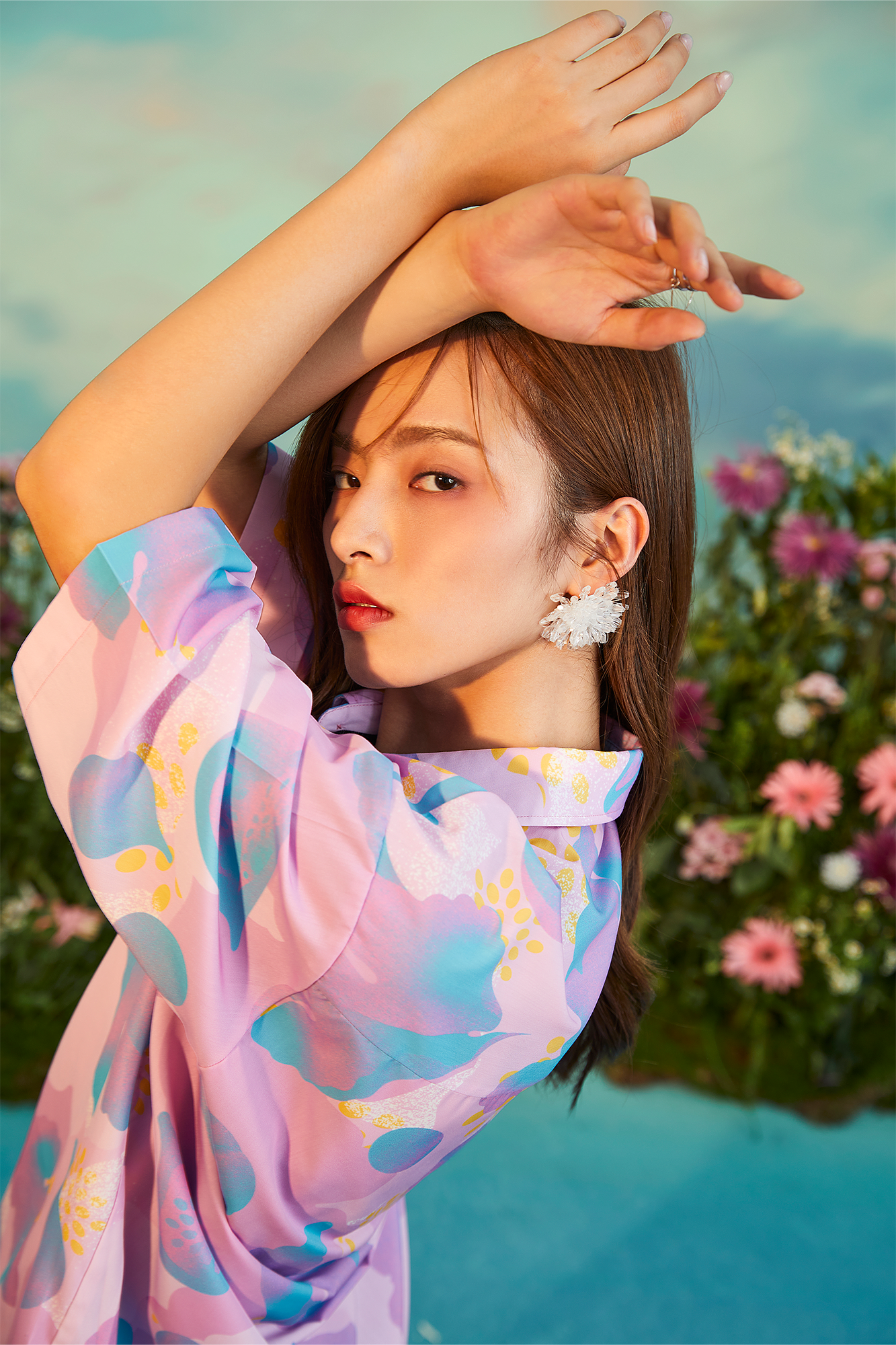 MASH UP ASIA Fig Graphic Half Shirt-Half shirt-M-Green-Free Shipping Leatheretro