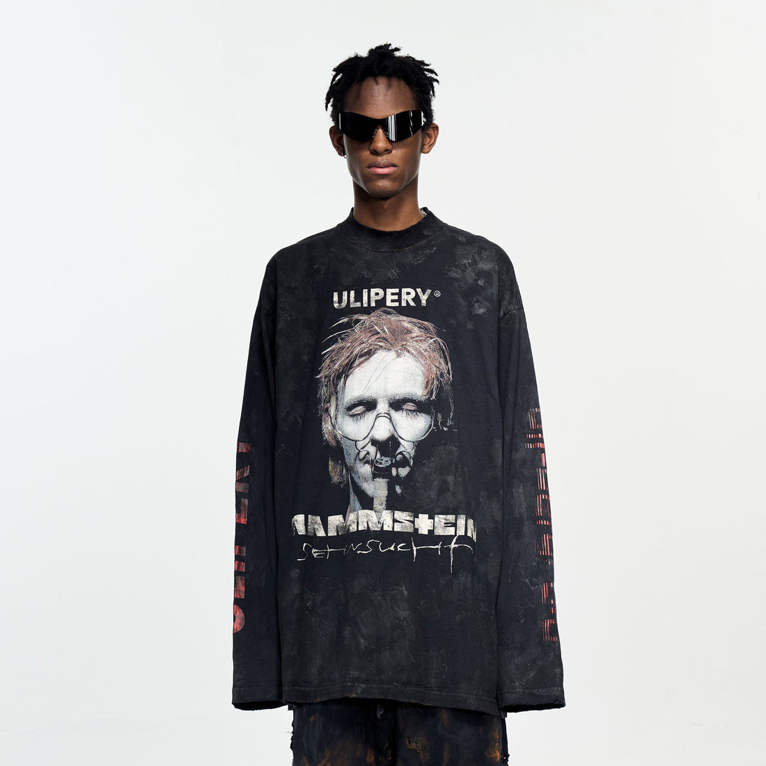 ULIPERY Rammstein Closing Eyes Long Sleeve Tee-L/S Tee-XS (1)-Free Shipping Leatheretro