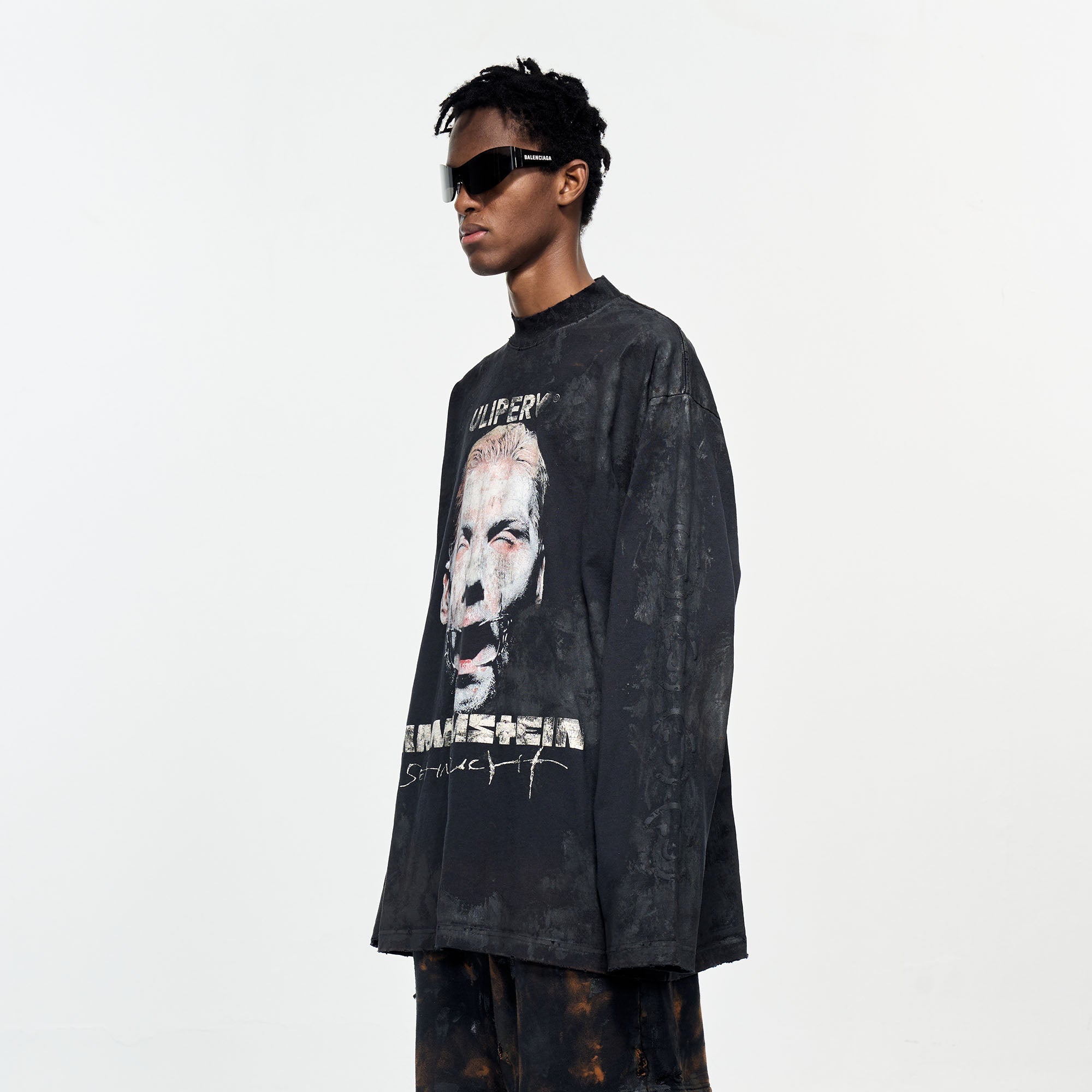 ULIPERY Rammstein Silent Scream Long Sleeve Tee-L/S Tee-XS (1)-Free Shipping Leatheretro