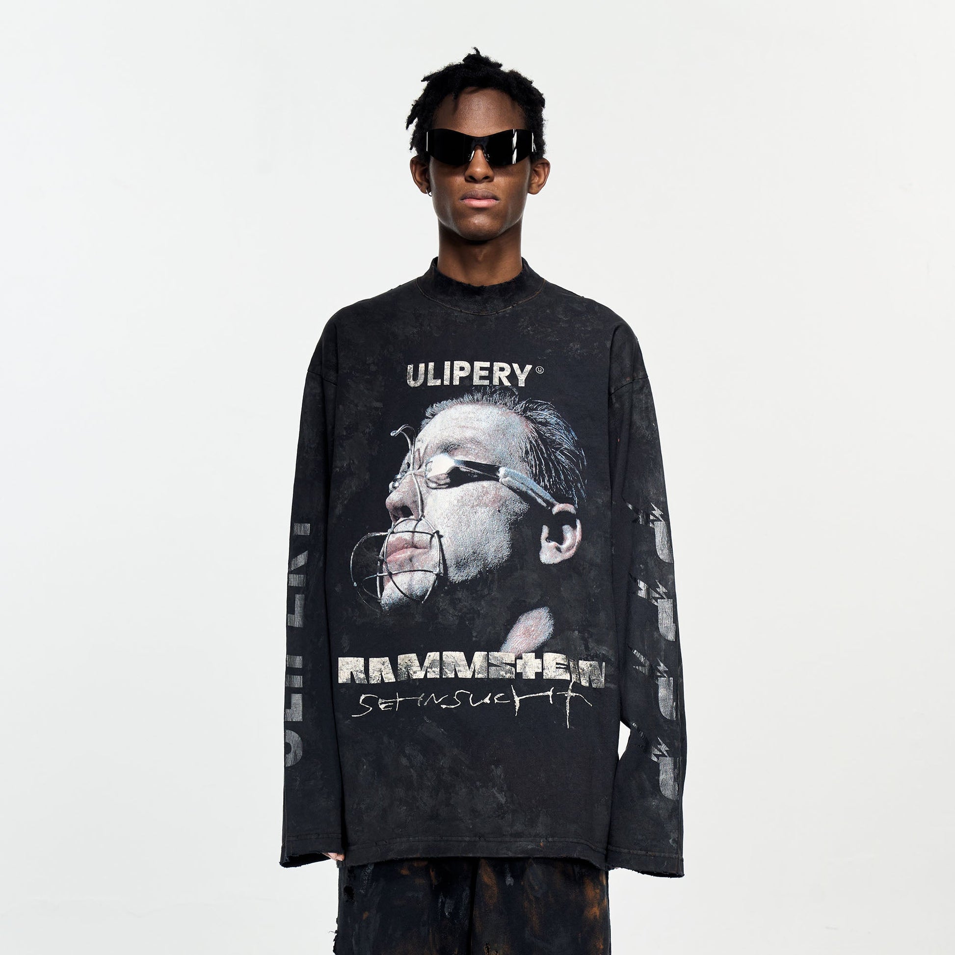ULIPERY Rammstein Bound Gaze Long Sleeve Tee-L/S Tee-XS (1)-Free Shipping Leatheretro