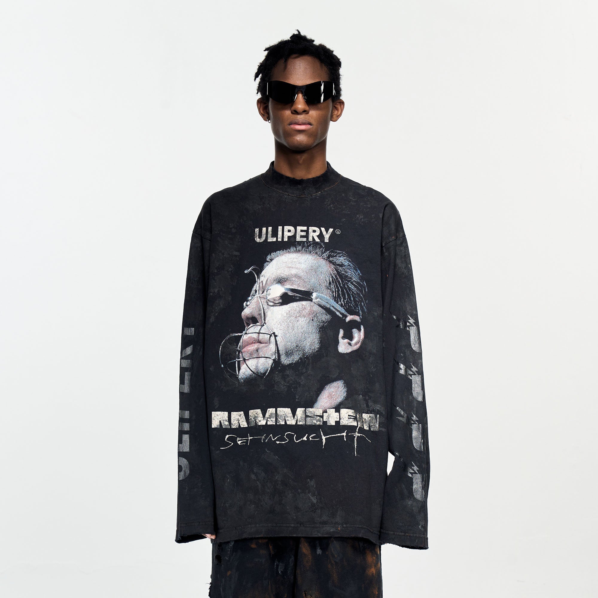 ULIPERY Rammstein Bound Gaze Long Sleeve Tee-L/S Tee-XS (1)-Free Shipping Leatheretro