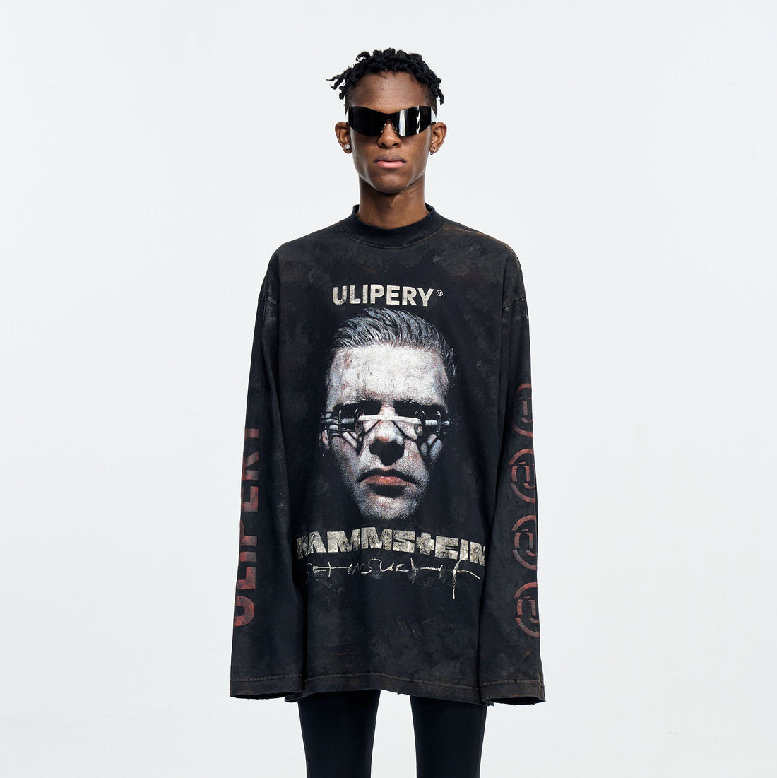 ULIPERY Rammstein Steel Visor Long Sleeve Tee-L/S Tee-XS (1)-Free Shipping Leatheretro