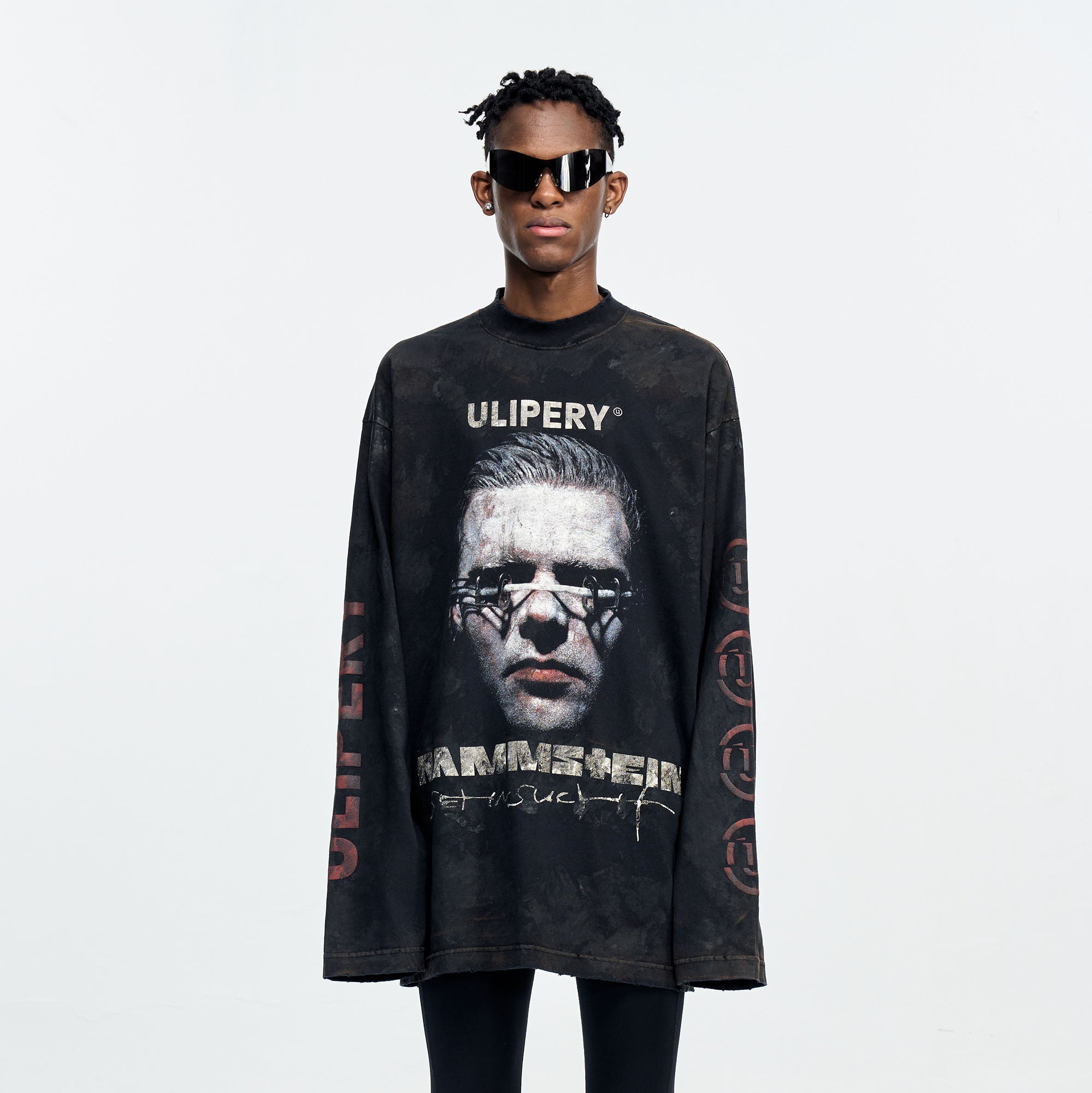 ULIPERY Rammstein Steel Visor Long Sleeve Tee-L/S Tee-XS (1)-Free Shipping Leatheretro