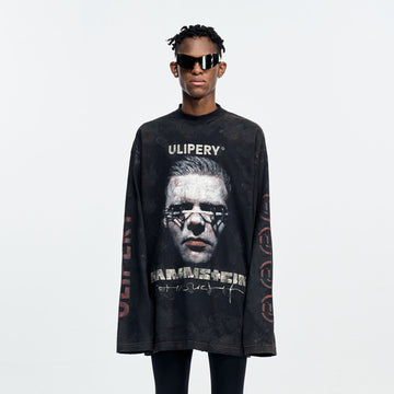 ULIPERY Rammstein Steel Visor Long Sleeve Tee-L/S Tee-XS (1)-Free Shipping Leatheretro