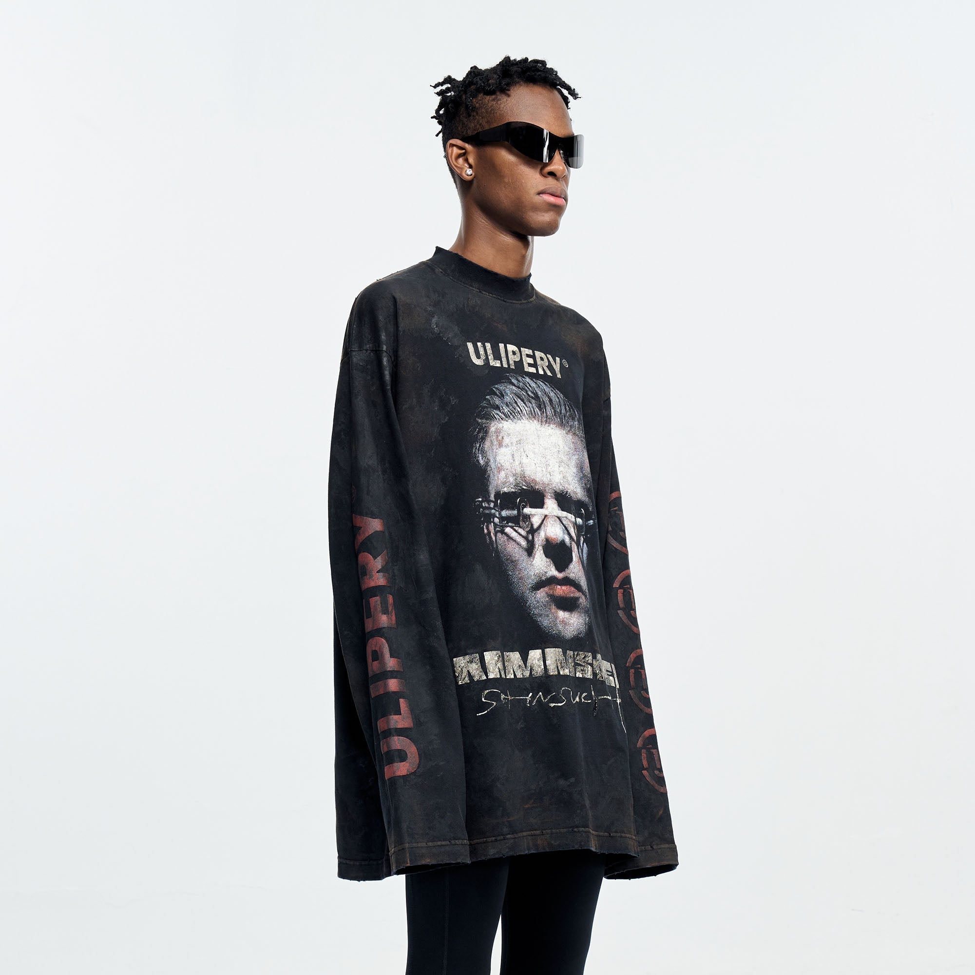 ULIPERY Rammstein Steel Visor Long Sleeve Tee-L/S Tee-XS (1)-Free Shipping Leatheretro