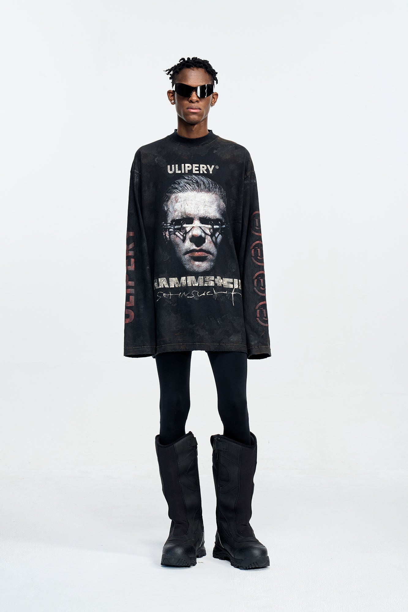 ULIPERY Rammstein Steel Visor Long Sleeve Tee-L/S Tee-XS (1)-Free Shipping Leatheretro