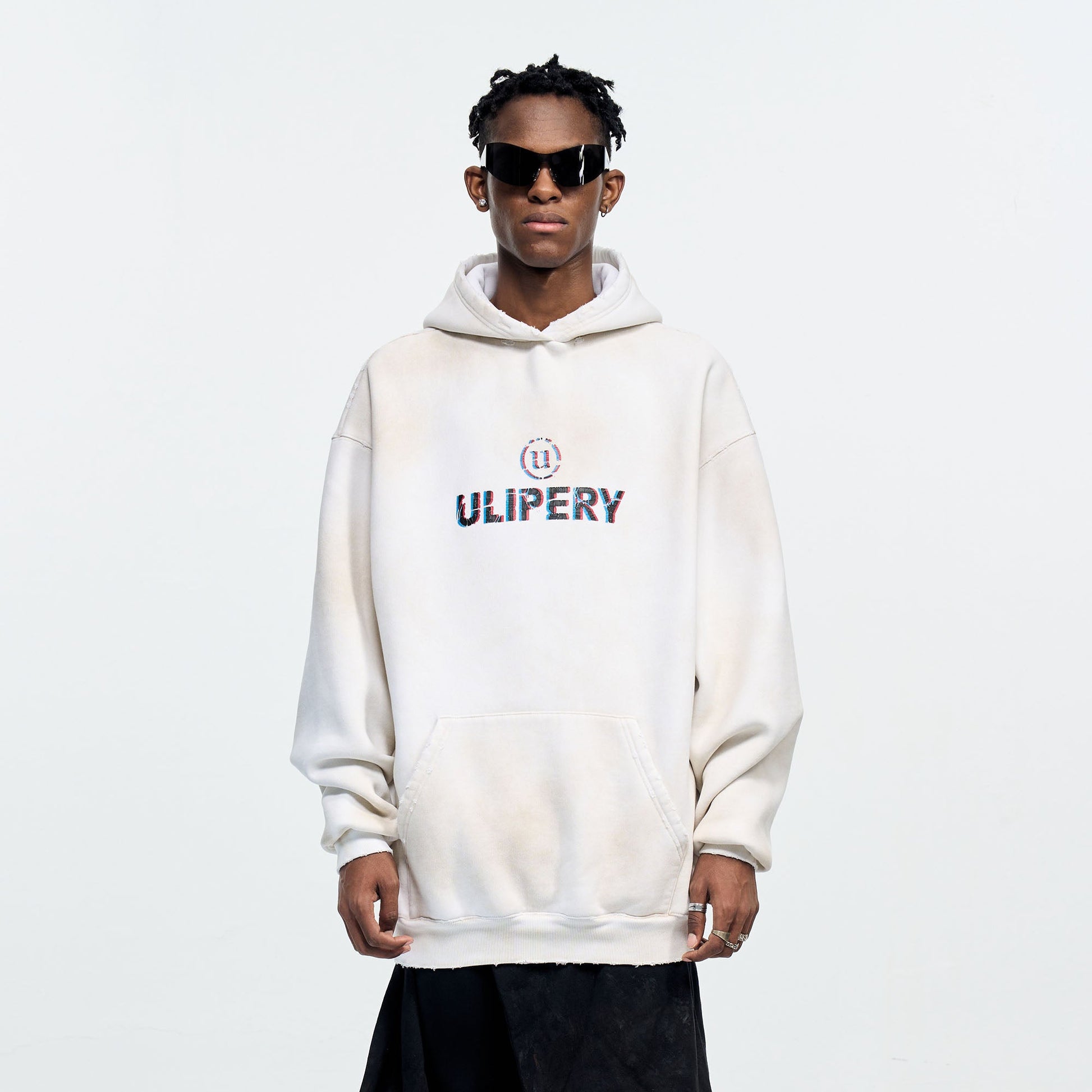 ULIPERY Dirty Fit Frayed Heavyweight Oversized Hoodie-Hoodie-XS (1)-Free Shipping Leatheretro