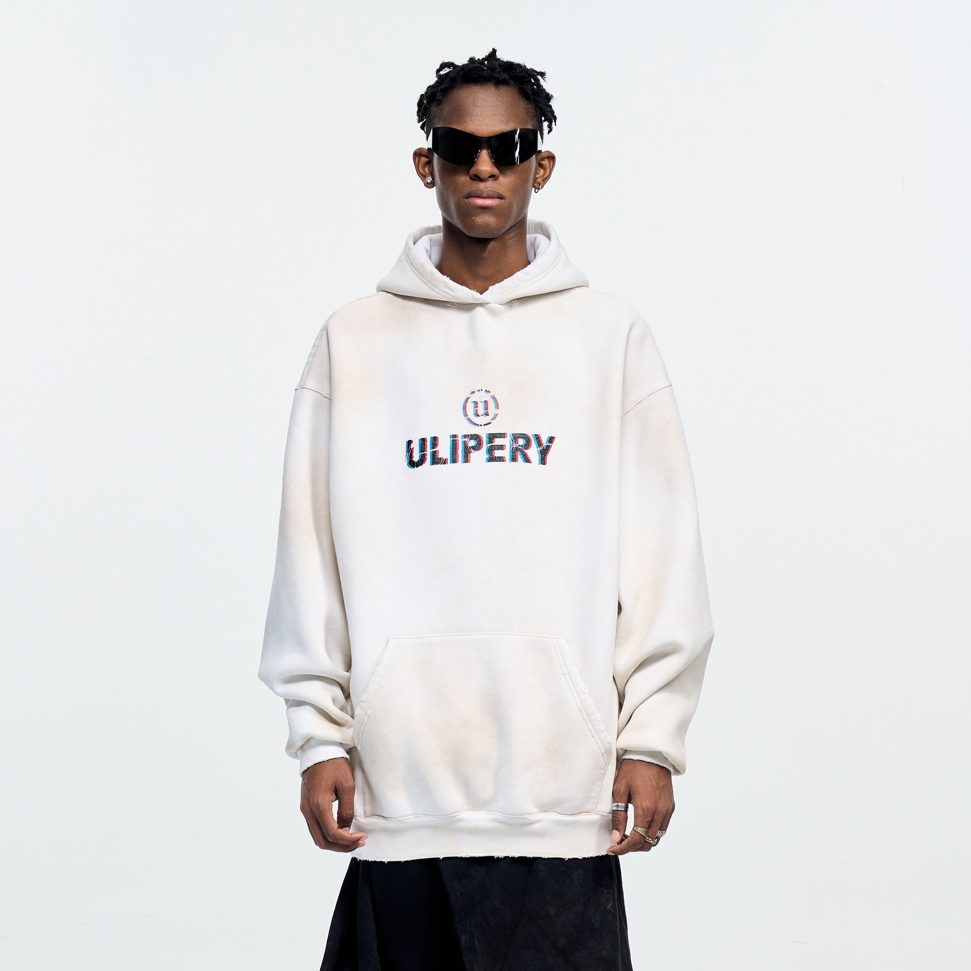ULIPERY Dirty Fit Frayed Heavyweight Oversized Hoodie-Hoodie-XS (1)-Free Shipping Leatheretro