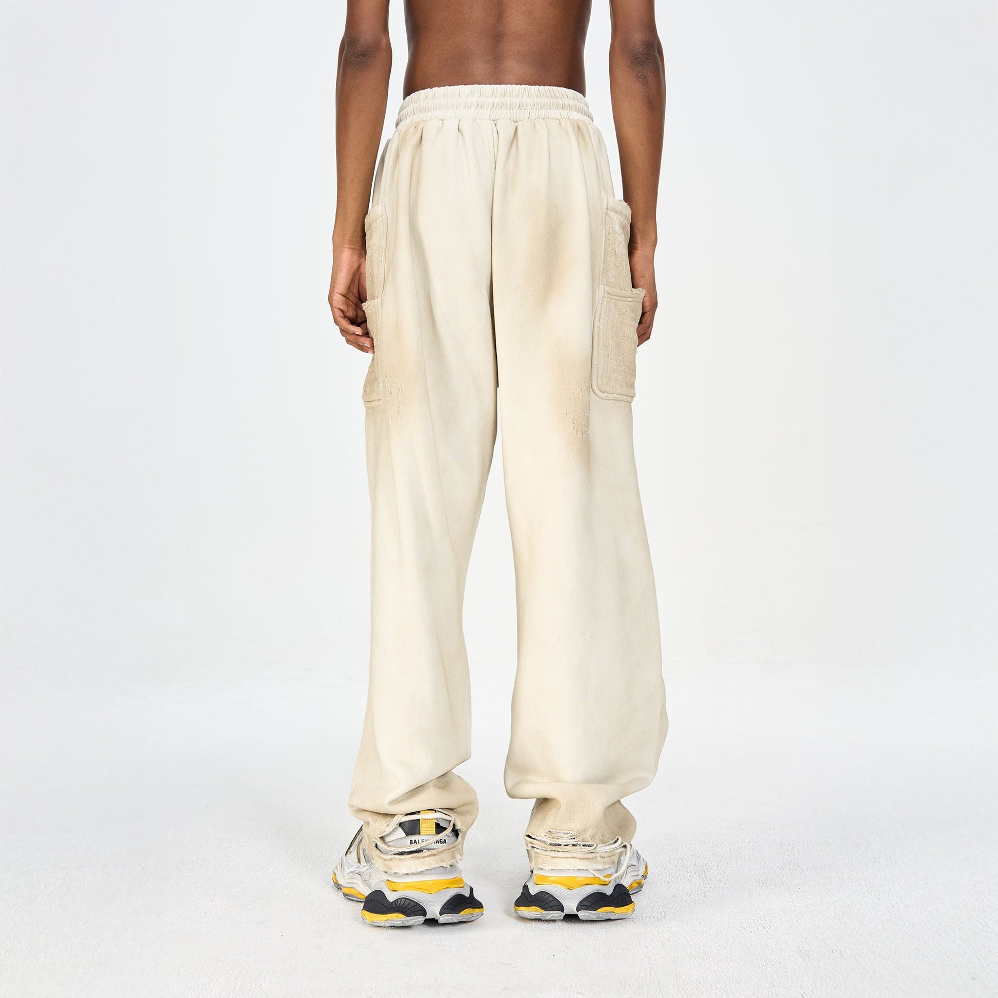 ULIPERY Dirty Fit Distressed Glow Sweatpants-Pants-XS (1)-Free Shipping Leatheretro