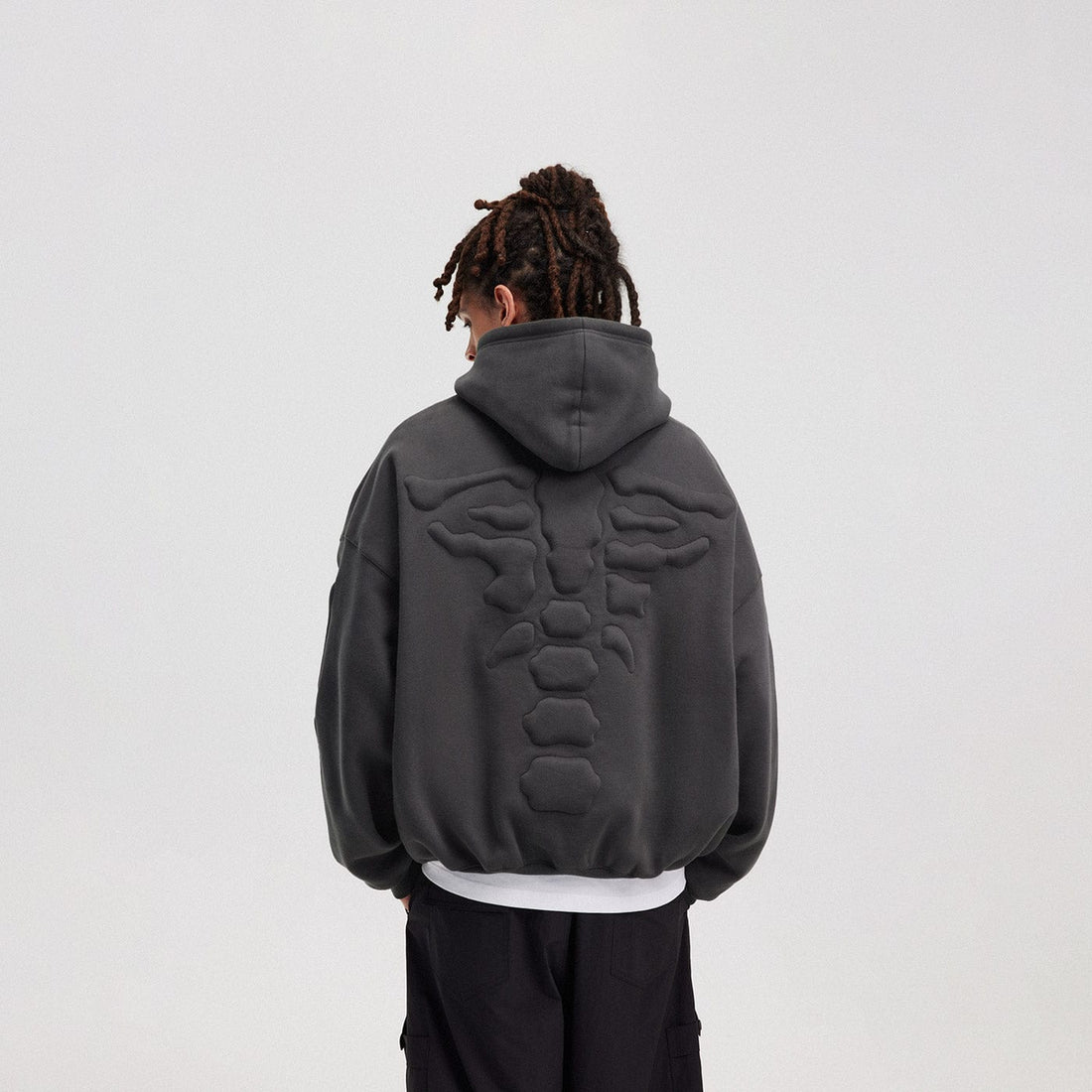 BONELESS 3D Bone Hoodie-Hoodie-S-Green-Free Shipping Leatheretro