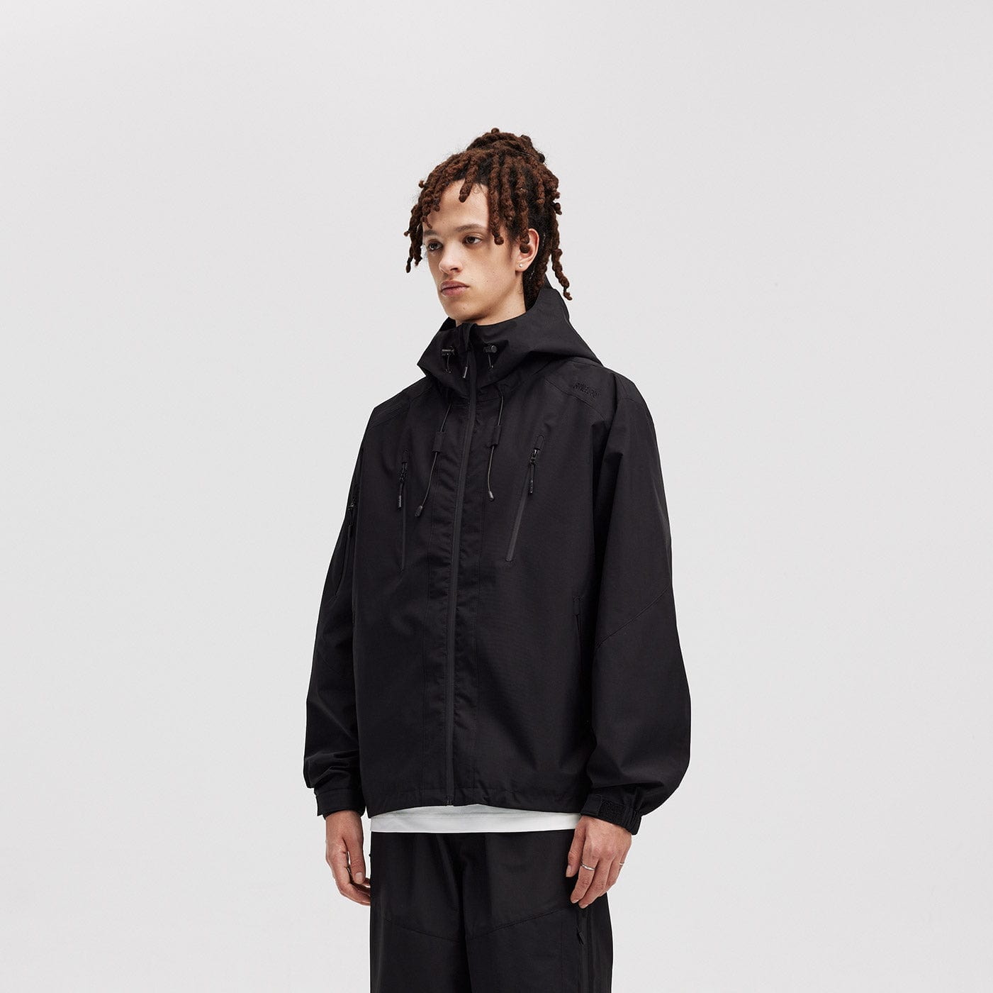 BONELESS Modern Splash-Proof Raglan Windbreaker-Jacket-S-Yellow-Free Shipping Leatheretro