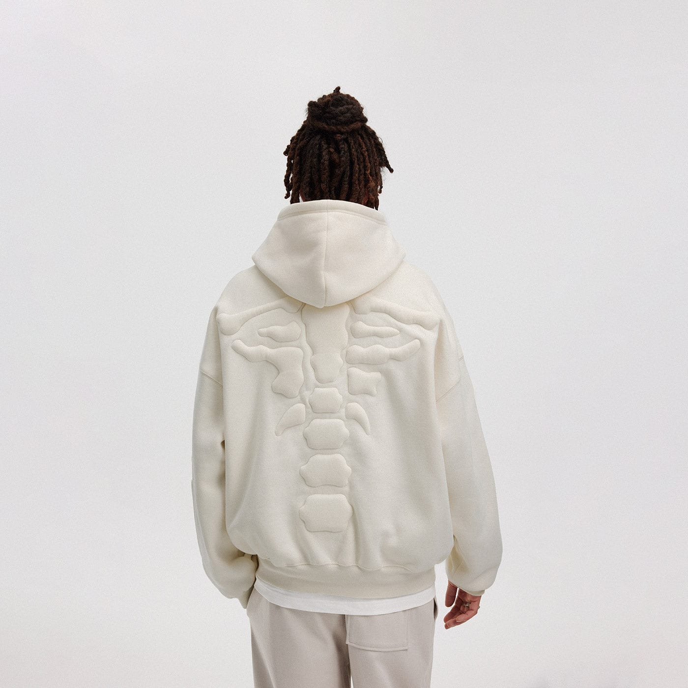 BONELESS 3D Bone Hoodie-Hoodie-S-Green-Free Shipping Leatheretro