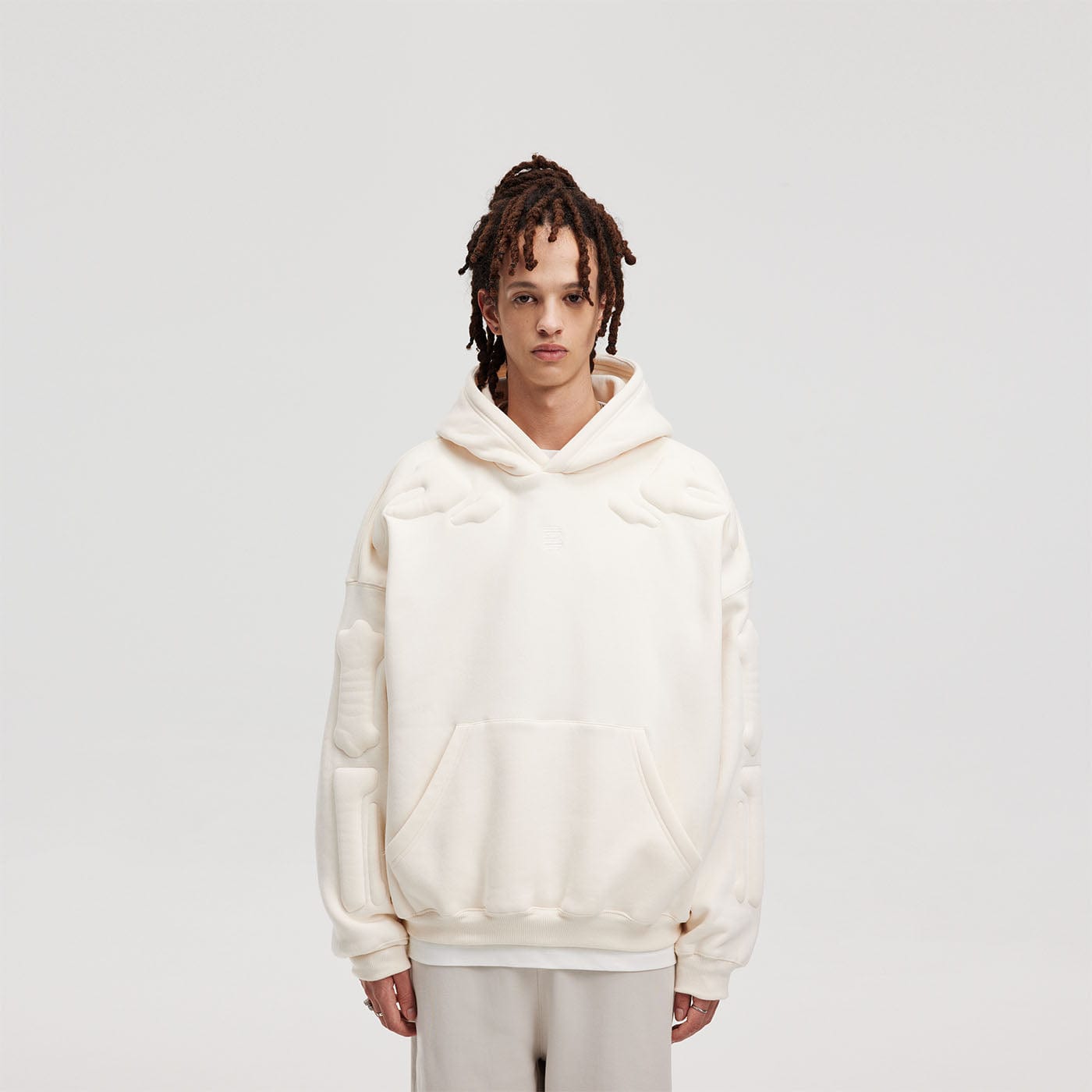 BONELESS 3D Bone Hoodie-Hoodie-S-Green-Free Shipping Leatheretro