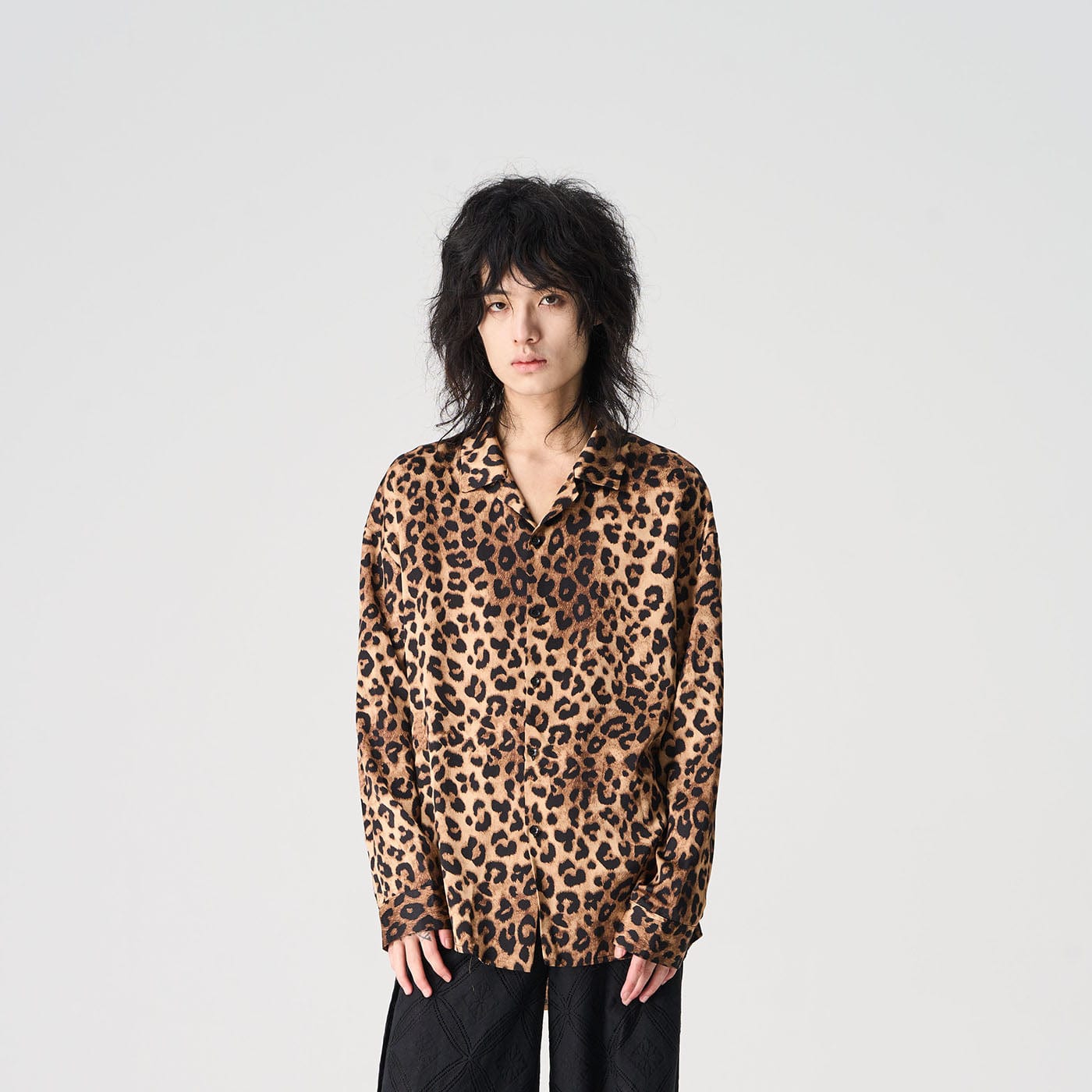 EPIC POETRY Leopard Cuban Shirt-Shirt-S-Free Shipping Leatheretro