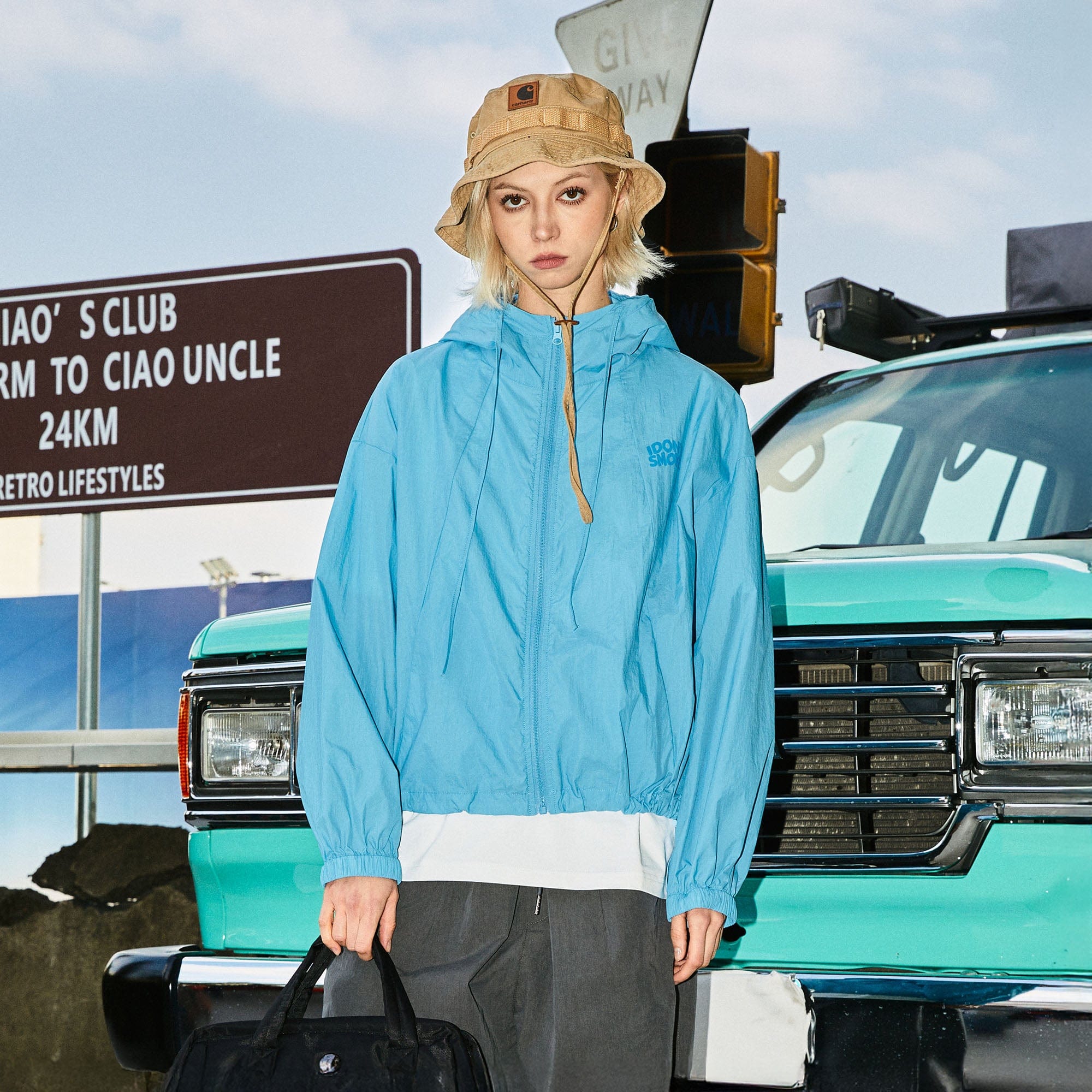 DONSMOKE Essential Lightweight Hooded UV Protection Jacket-Jacket-S-Blue-Free Shipping Leatheretro