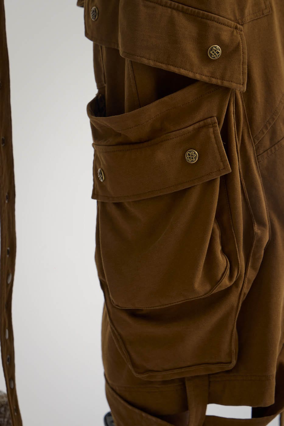 FLYERRER Multi-Pocket Deconstructed Strap Shorts-Shorts-S-Free Shipping Leatheretro