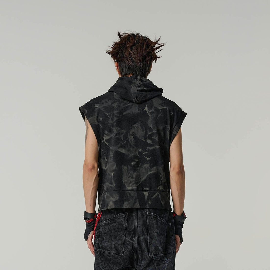 FLYERRER Blood Vessels Distressed Vest-T Shirt-S-Free Shipping Leatheretro