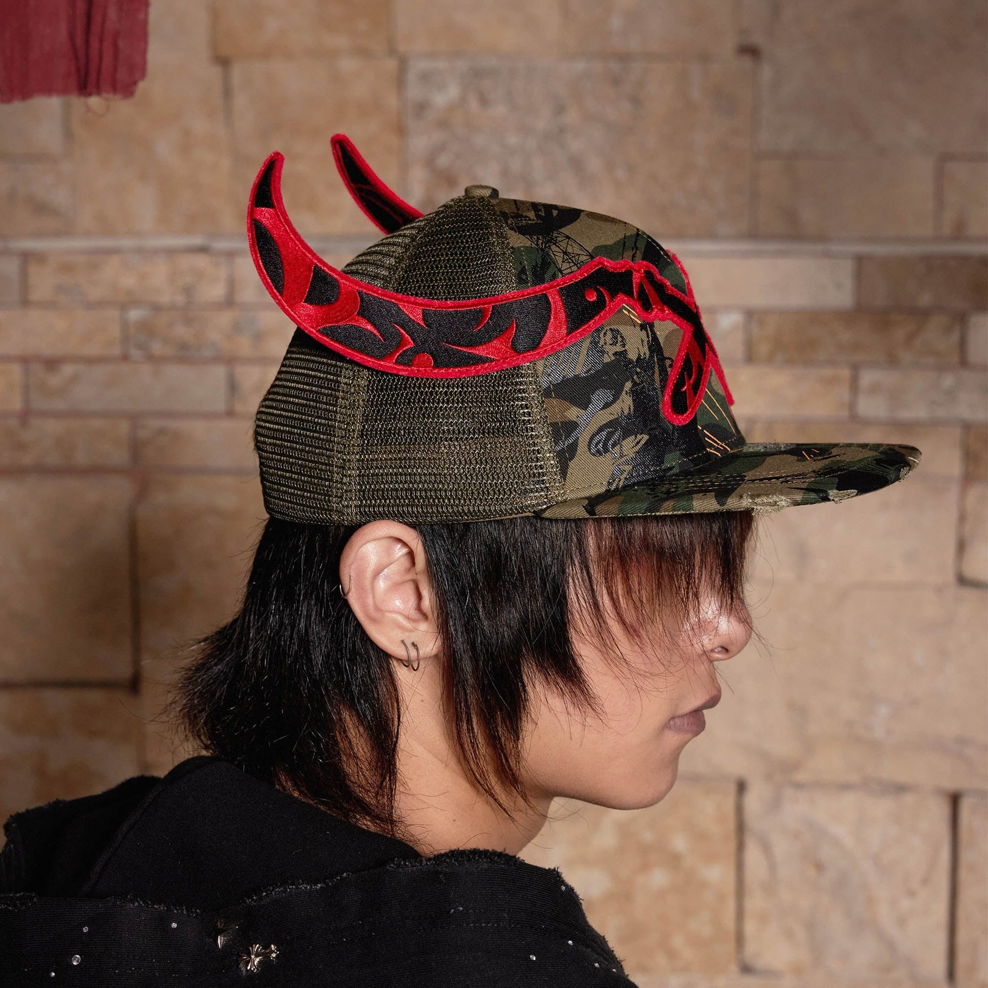 DND4DES Sickle Distressed Camo Baseball Cap-Hat, Cap, Beanie-One Size-Free Shipping Leatheretro