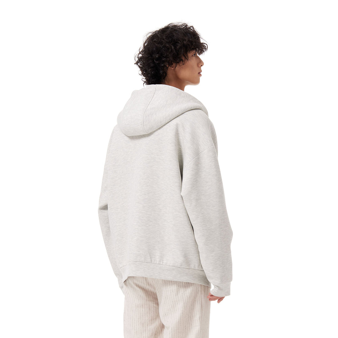 OUYANG WENJUN Sherpa-Lined Hooded Jacket-Jacket-M-Free Shipping Leatheretro