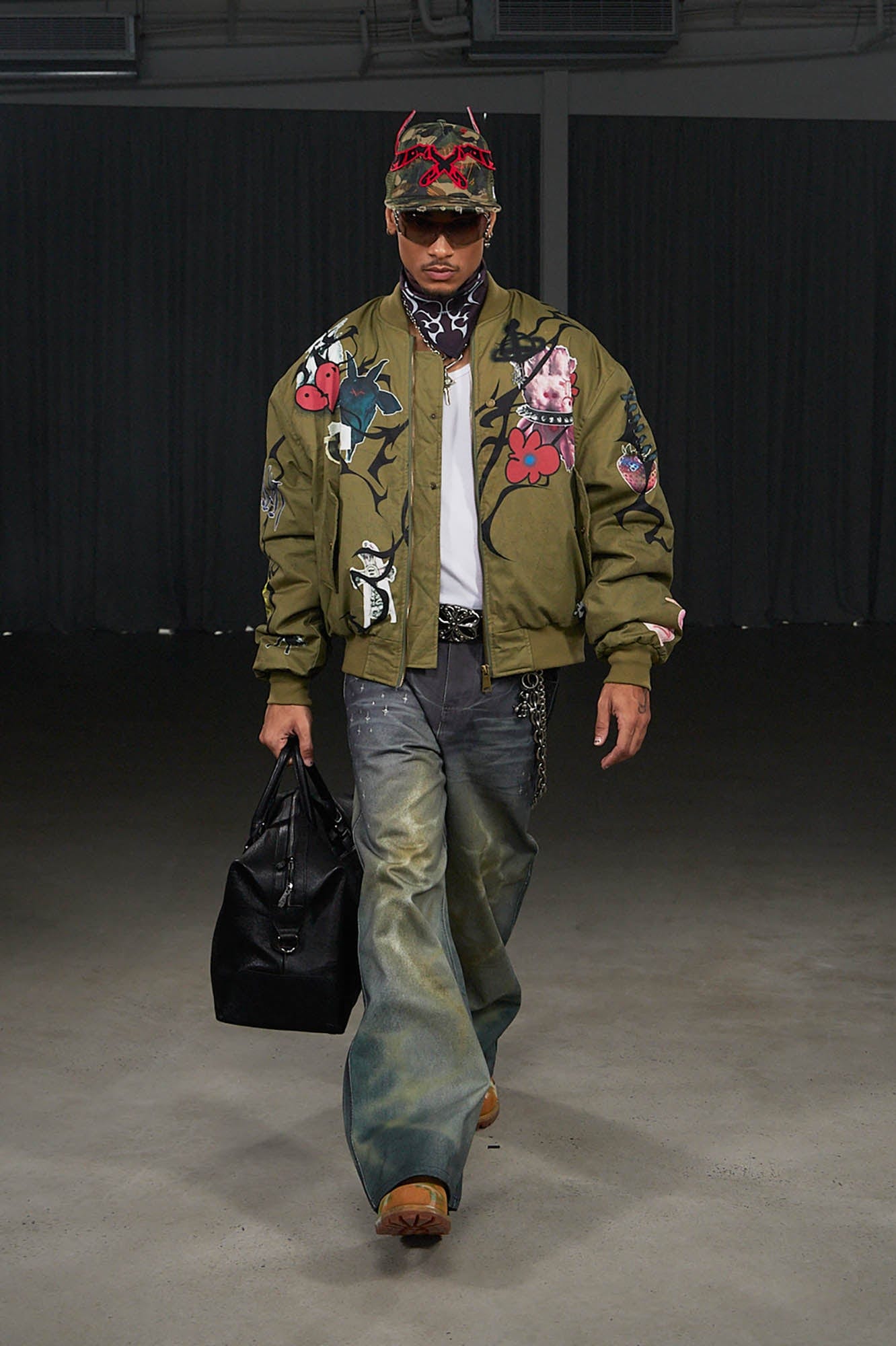 DND4DES Stardust Acid-Washed Jeans-Jeans-S-Free Shipping Leatheretro