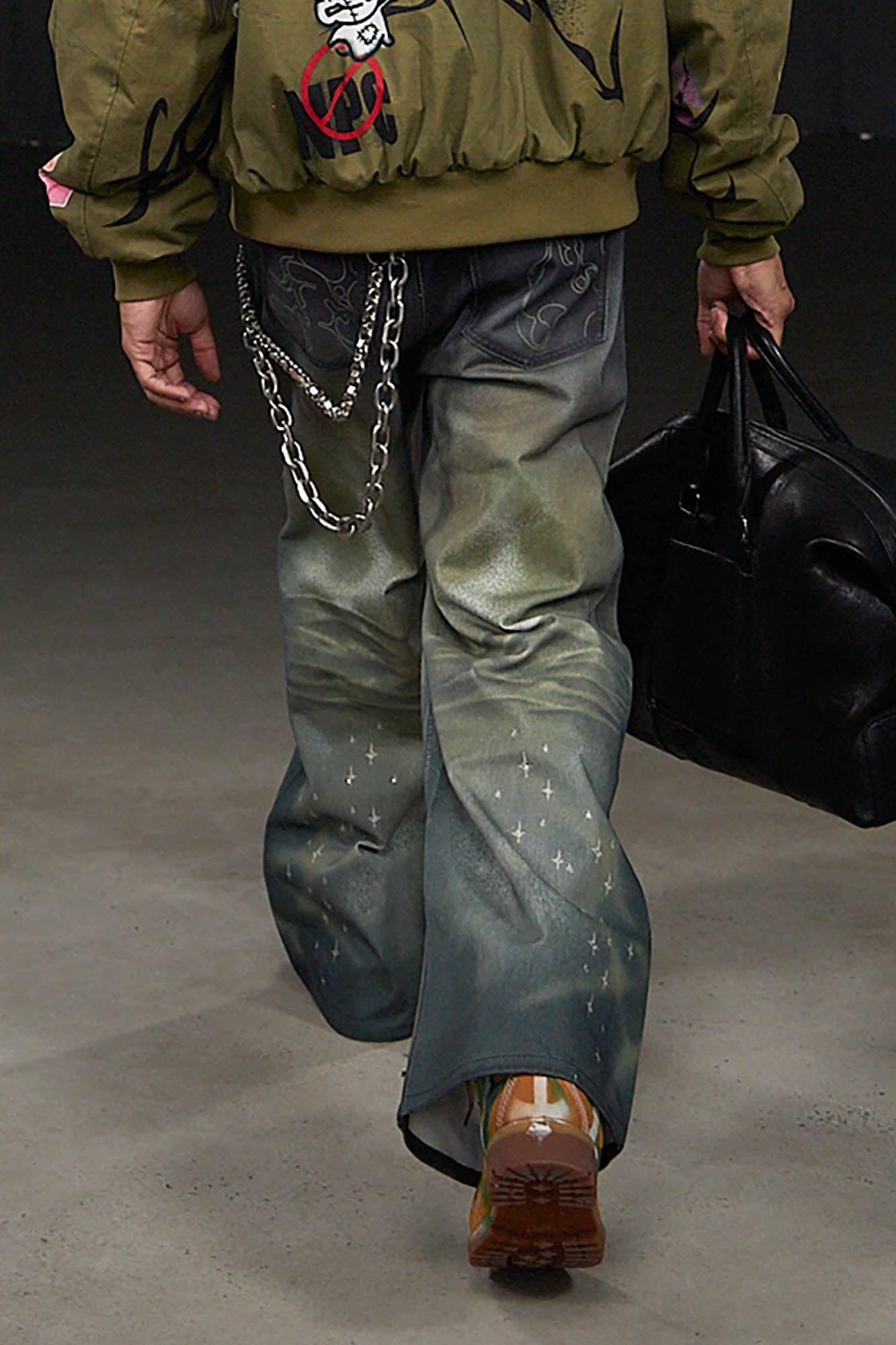 DND4DES Stardust Acid-Washed Jeans-Jeans-S-Free Shipping Leatheretro