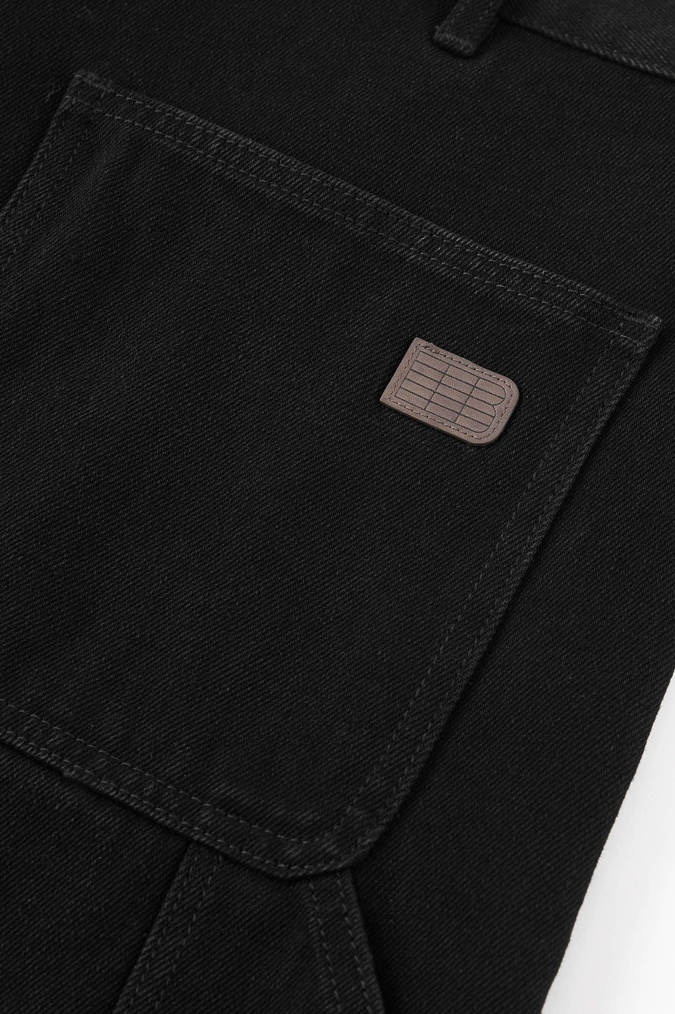 BONELESS Frayed Double-Knee Cargo Shorts Black-Shorts-S-Free Shipping Leatheretro