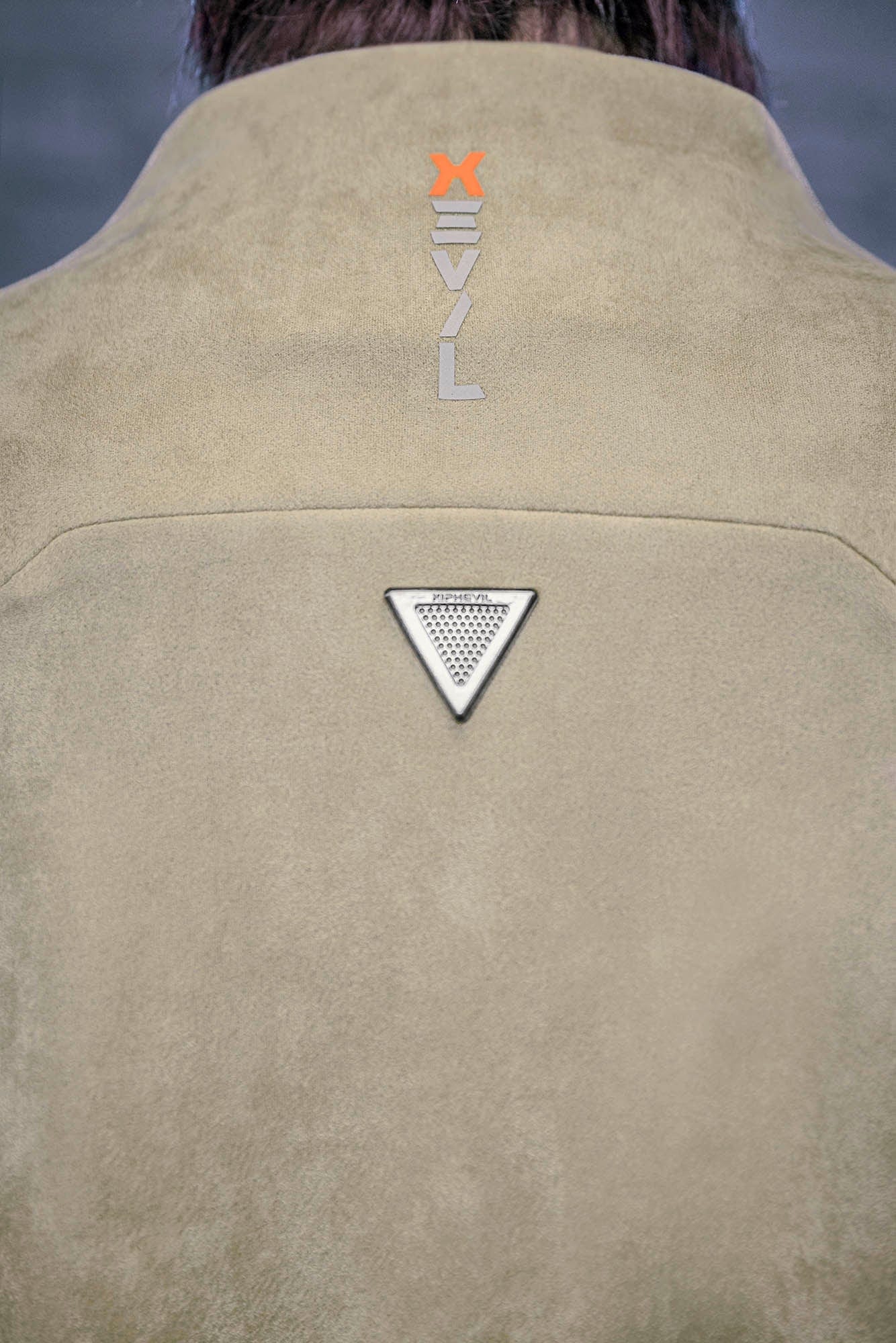 XIPHEVIL Deconstructed Utility Faux Suede Daoist Robe Sand-L/S Tee-XS-Free Shipping Leatheretro